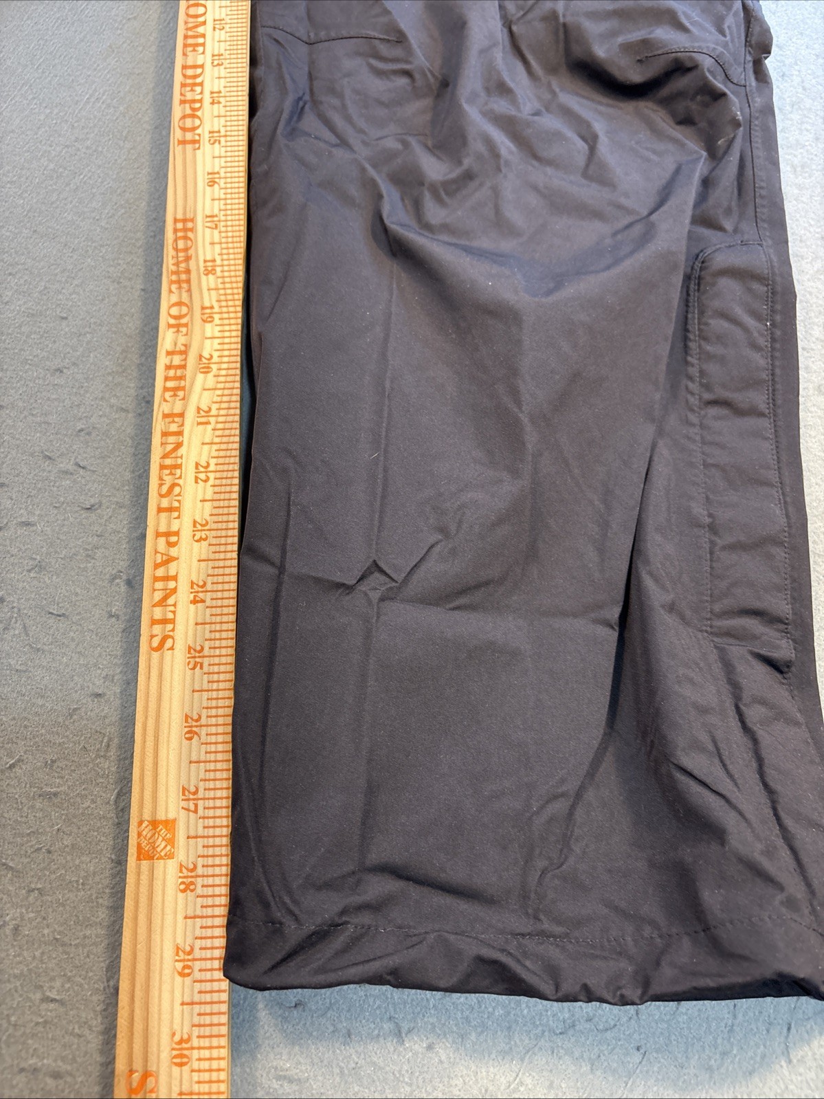 REI Coop Elements Windproof Rain Nylon Pants Mens XL Hiking Waterproof Black