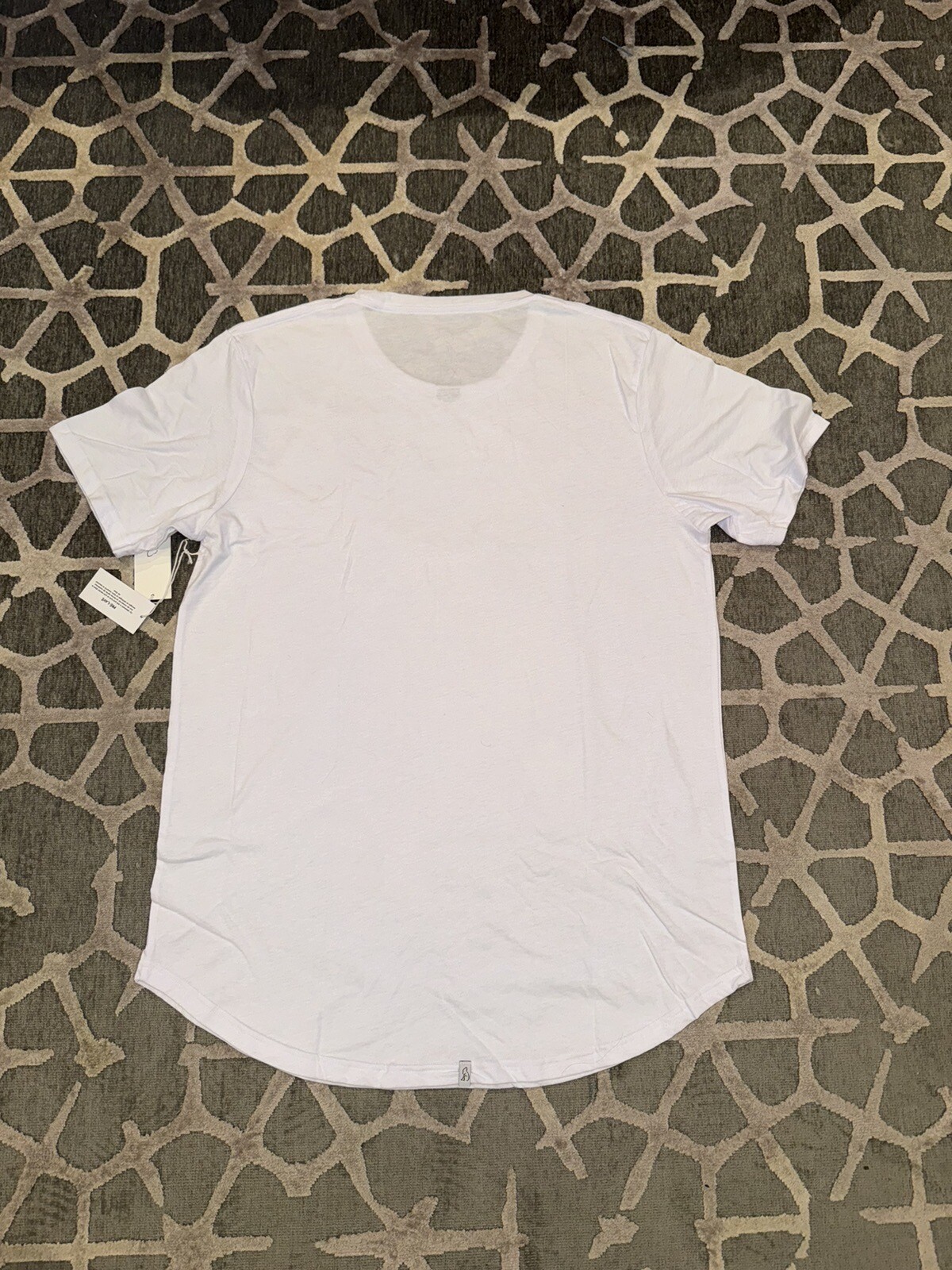 NWT Kuwalla Eazy Scoop Tee. White. XXL