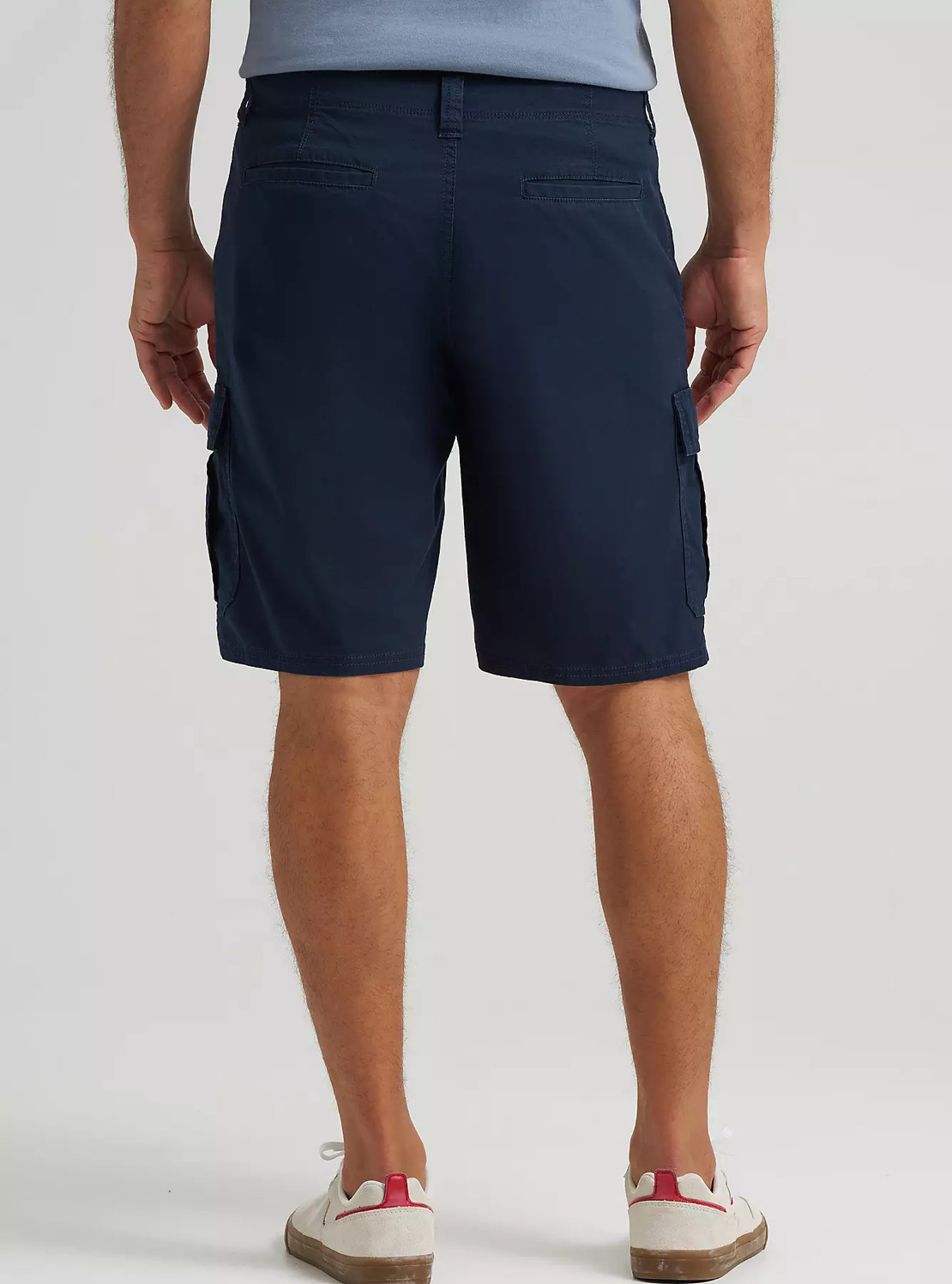 Mens Wrangler Cargo Shorts w Stretch Above Knee Relaxed Fit Blue Khaki Tan Green