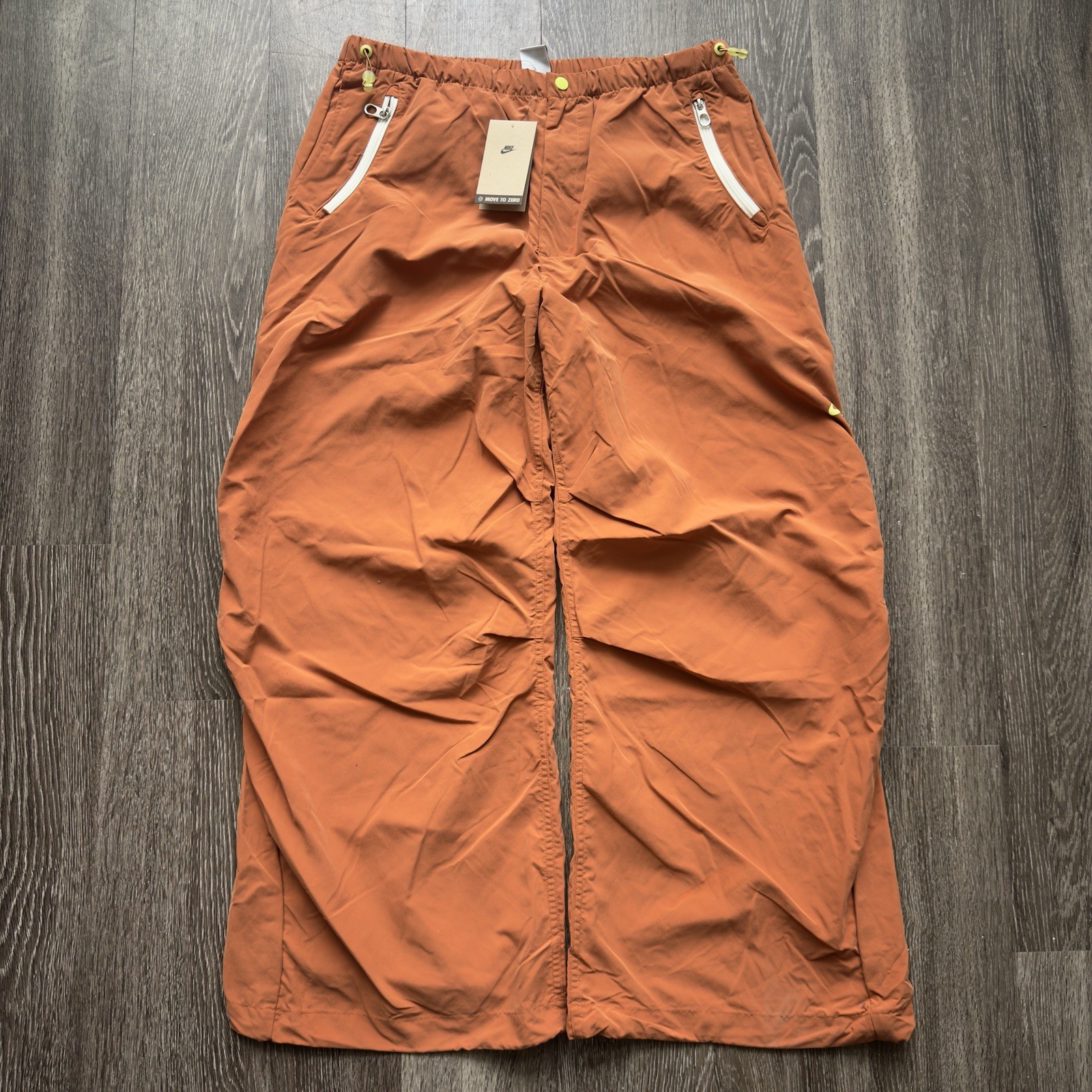 Nike Men’s Large Project F.R.O.G. Parachute Pants Rust/Orange HJ3288-246