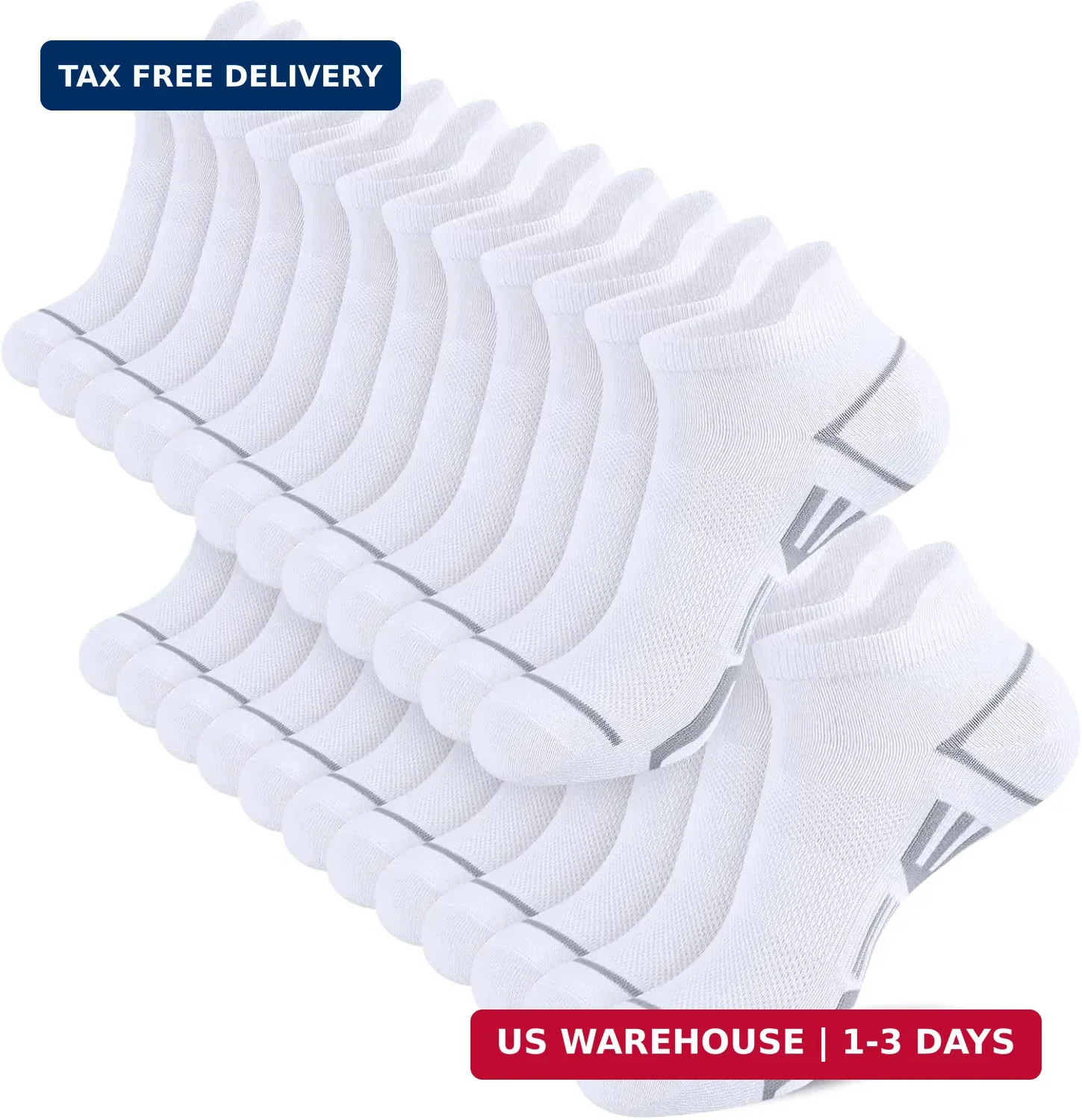 shnn 12 Pairs Mens Ankle Socks Athletic Casual Low Cut Short Socks for Men