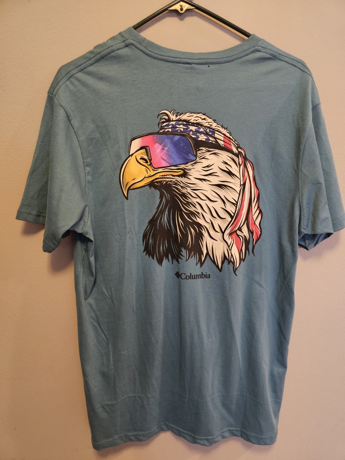 Columbia American Eagle Graphic Tee Shirt Men’s Size Medium