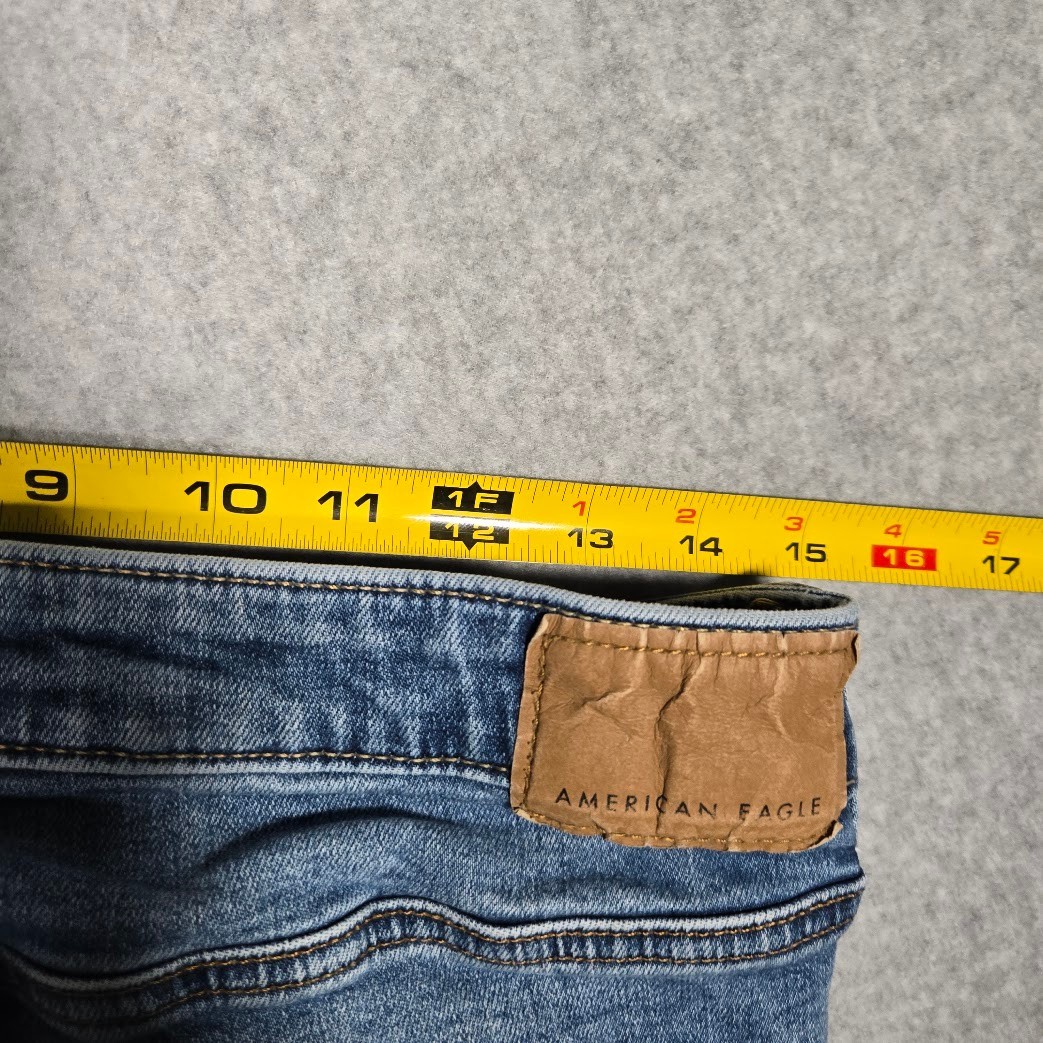 American Eagle Airflex+ Slim Jeans Mens 32×32 Medium Wash Blue Stretch Denim