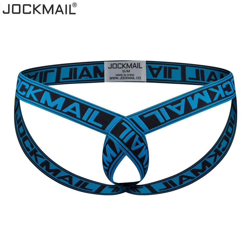 JOCKMAIL Men’s Sexy Double T Underwear Hip Lifting Hollow Hanging Ring G-string