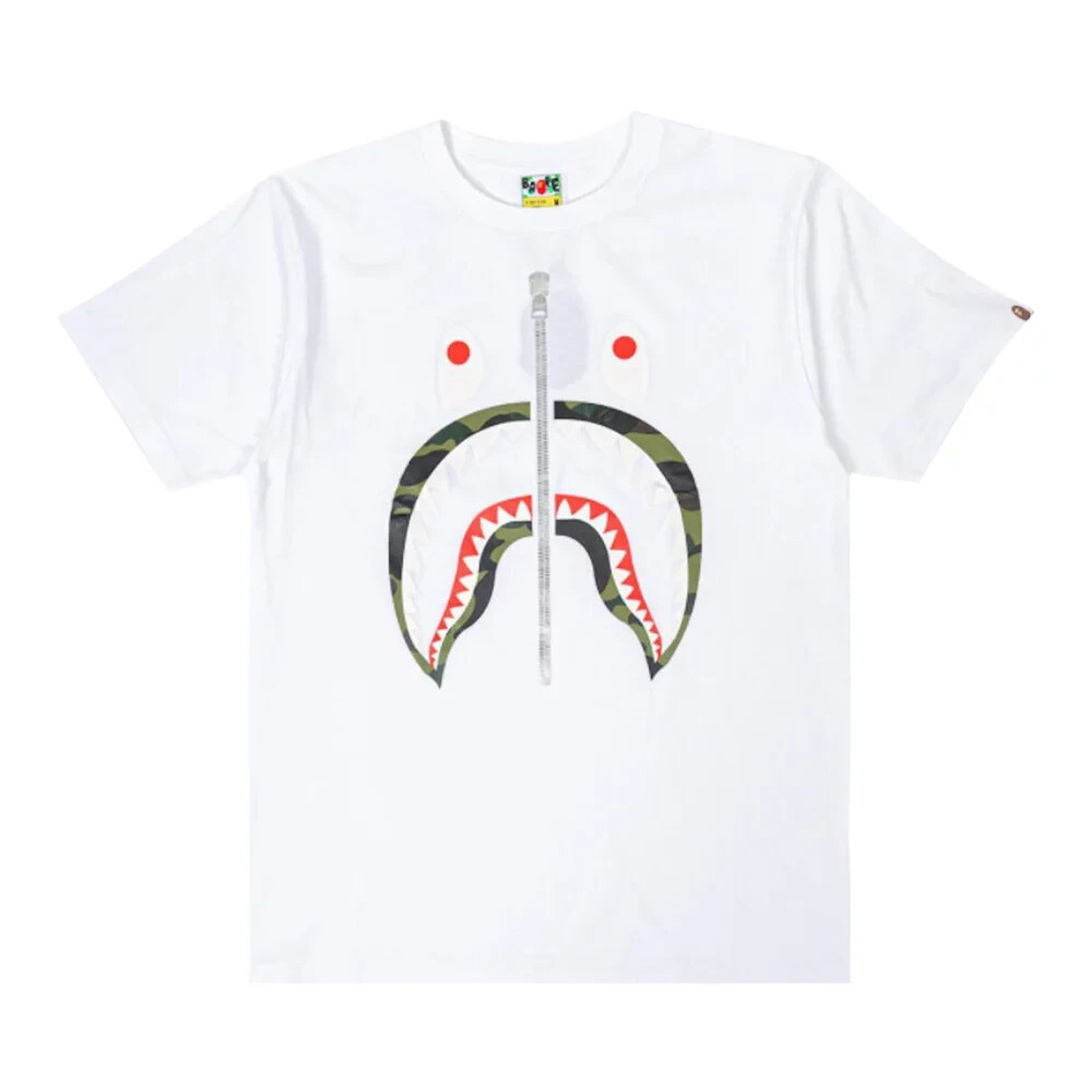 New BAPE Shark T-shirt 1st Camo x White A Bathing Ape Size 2XL Shirt Men’s