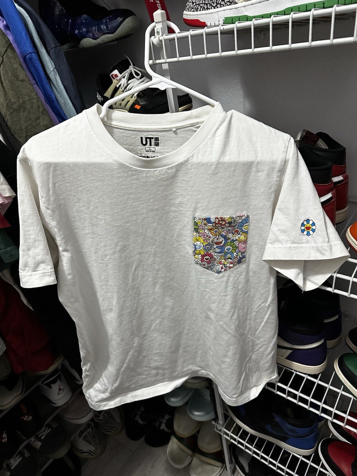 Takashi Murakami x Uniqlo Doraemon Pocket T-shirt Size L