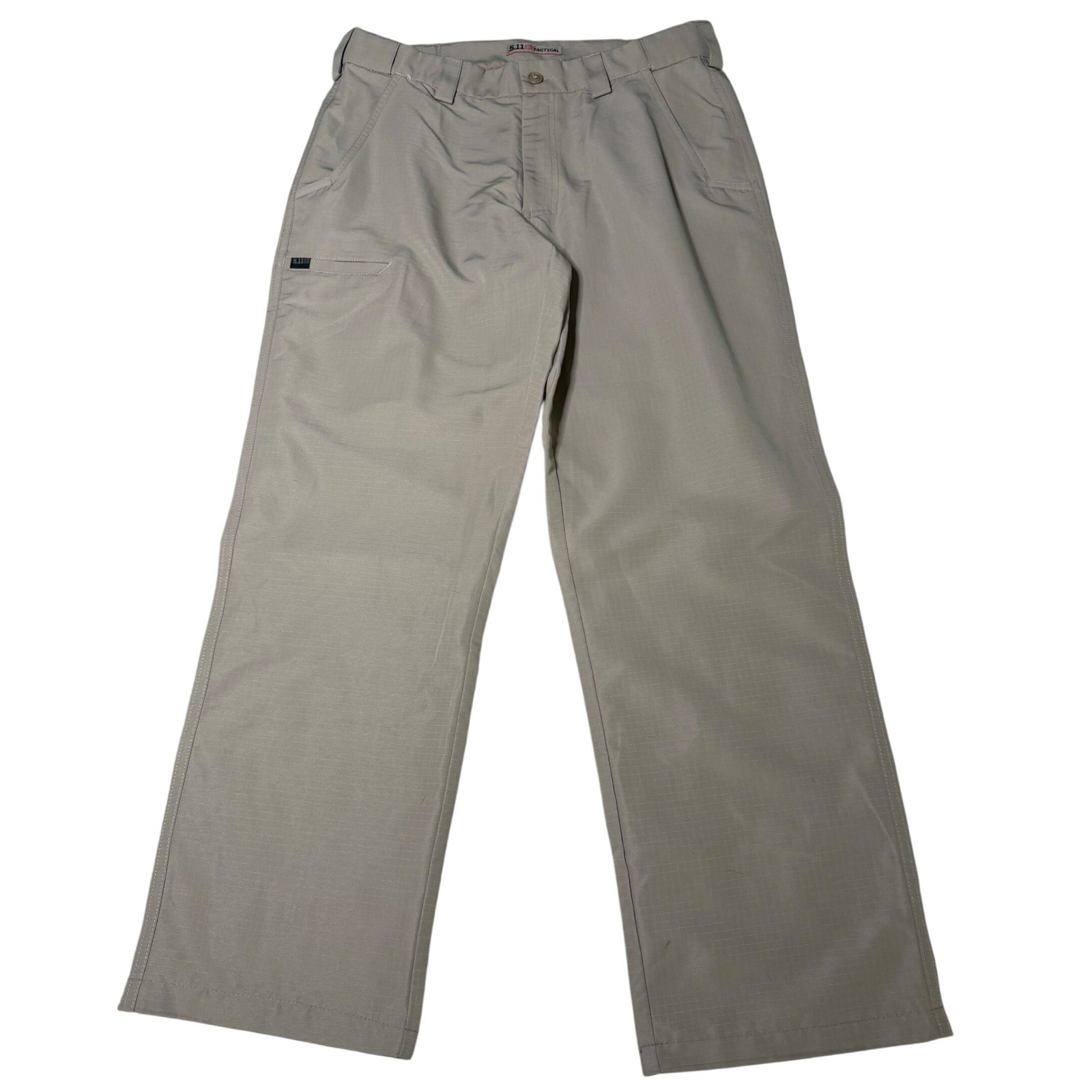 5.11 Tactical Fast-Tac Urban Pants Khaki Ripstop Mens 32×32 74461-055