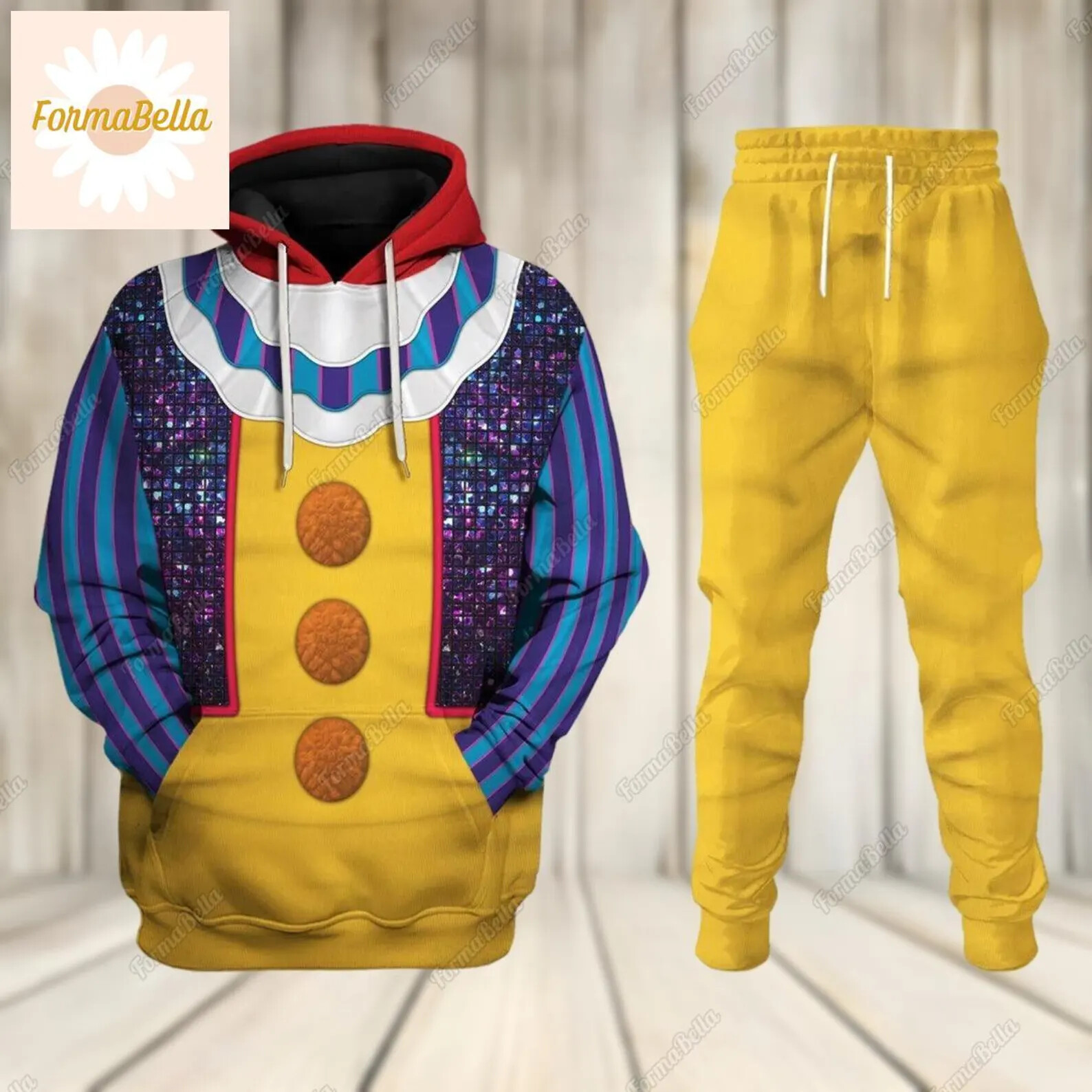Pennywise Costume 3D HOODIE Mother day Gift All Over Print Best Price Us Size