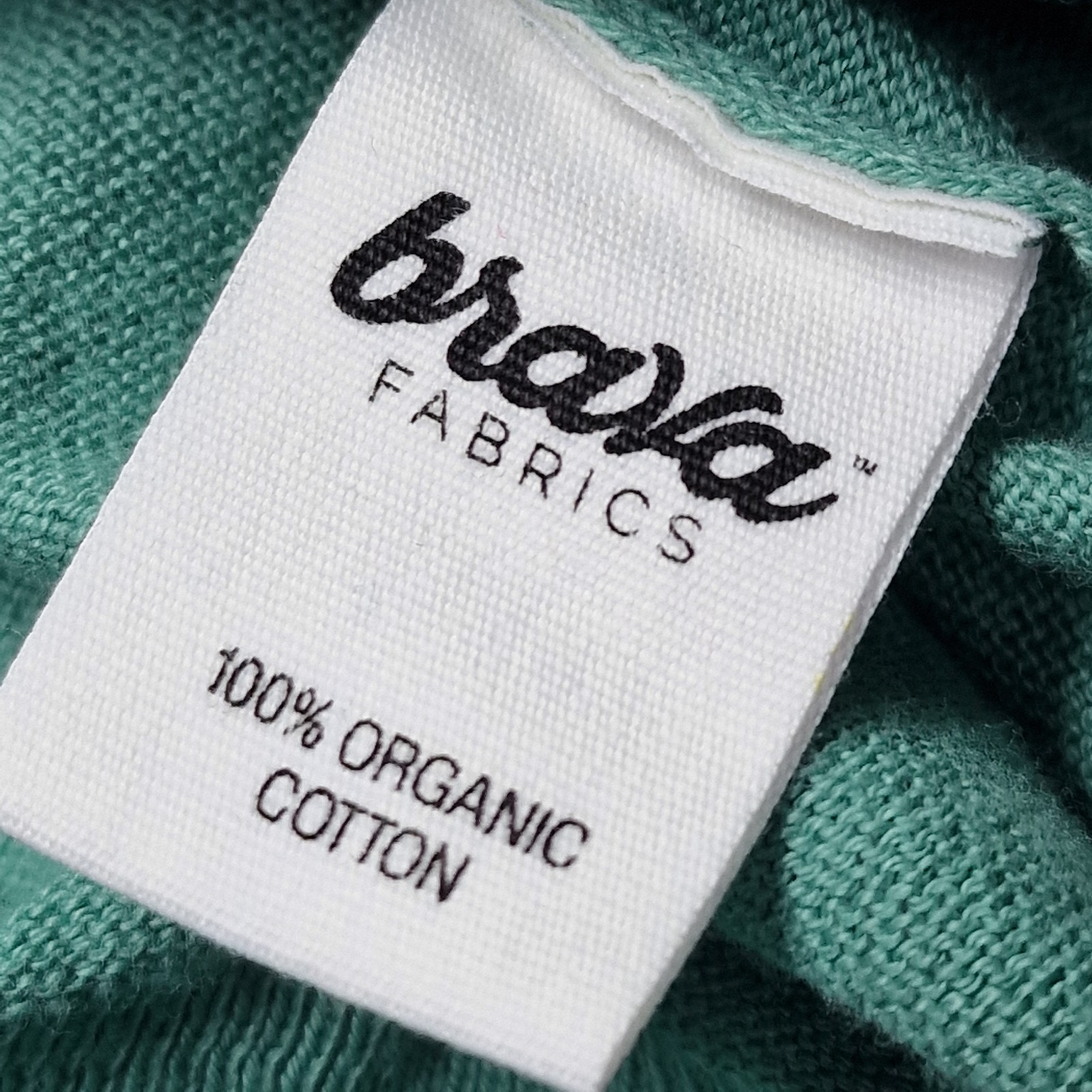 Brava Fabrics Mens XL Sweatshirt Green Raglan Nippon Patch Organic Cotton Casual