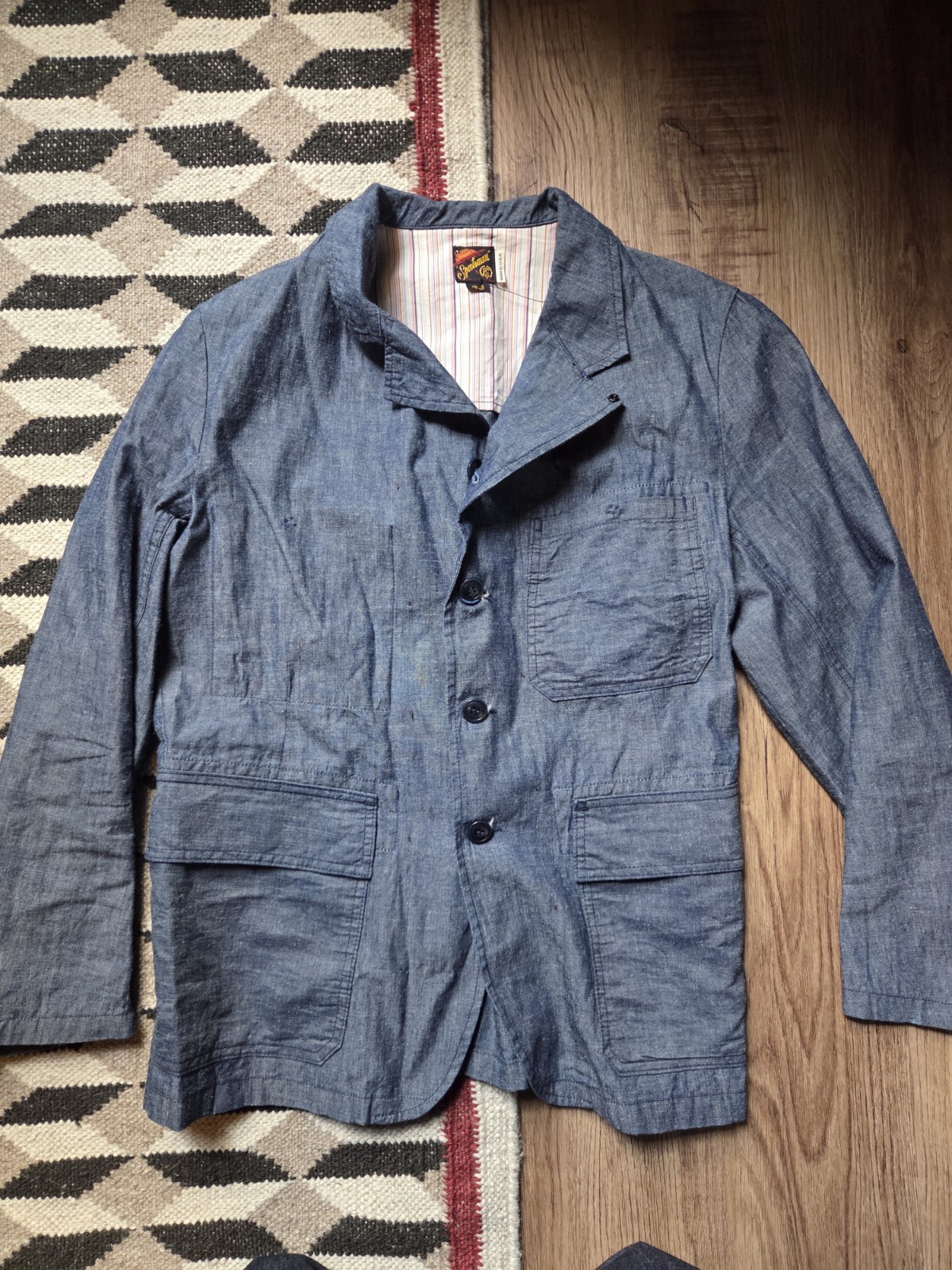 Mister Freedom Continental Sport Coat 38 Riviera Selvesge