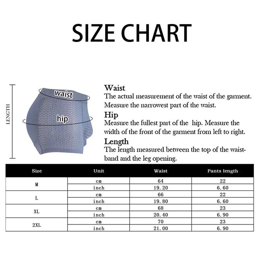 Men Padded Briefs Butt Lifter Enhancer Hip Sexy Underwear Body Shaper Short US