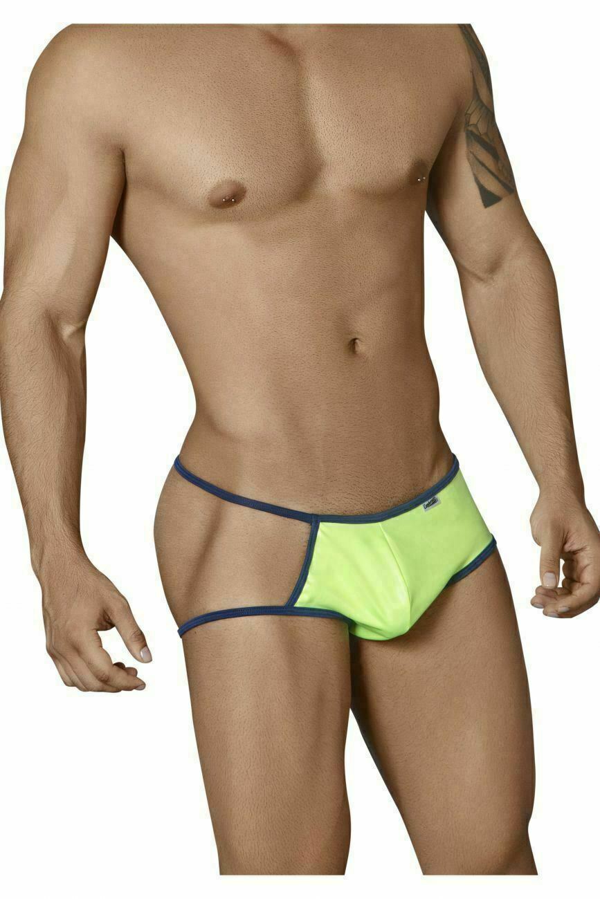 CandyMan Mens Jockstrap Pour Homme Mens Jock Roupa Interior Masculina Green 9932