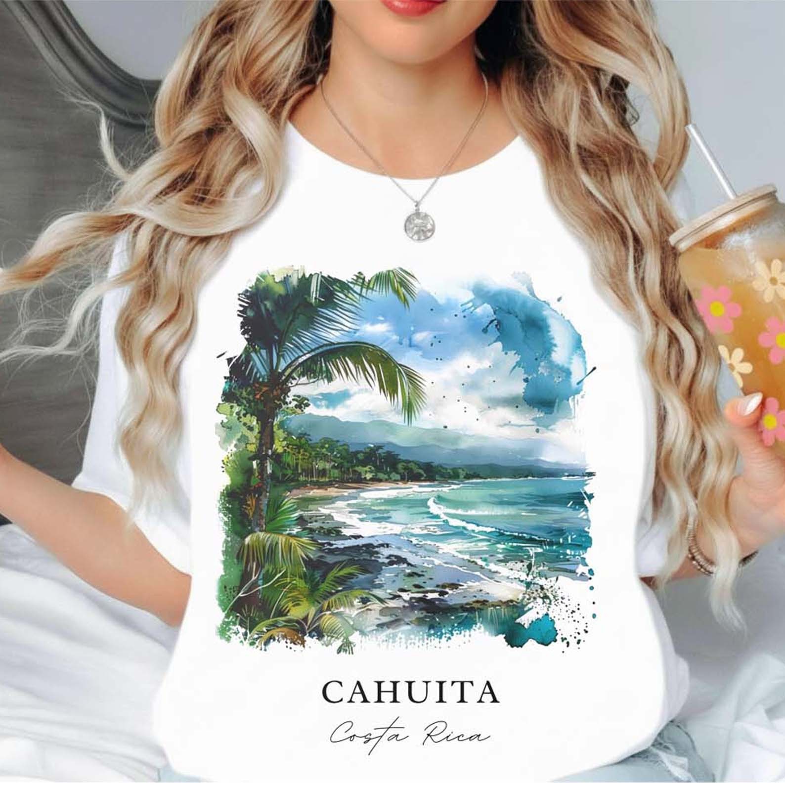 Cahuita Unisex Shirt Travel Gift Costa Rica Trip Lover Souvenir Tee