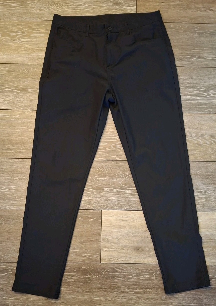 Eddie Bauer Travex Mens Pants 34×32 Black Performance Hiking Stretch Travel