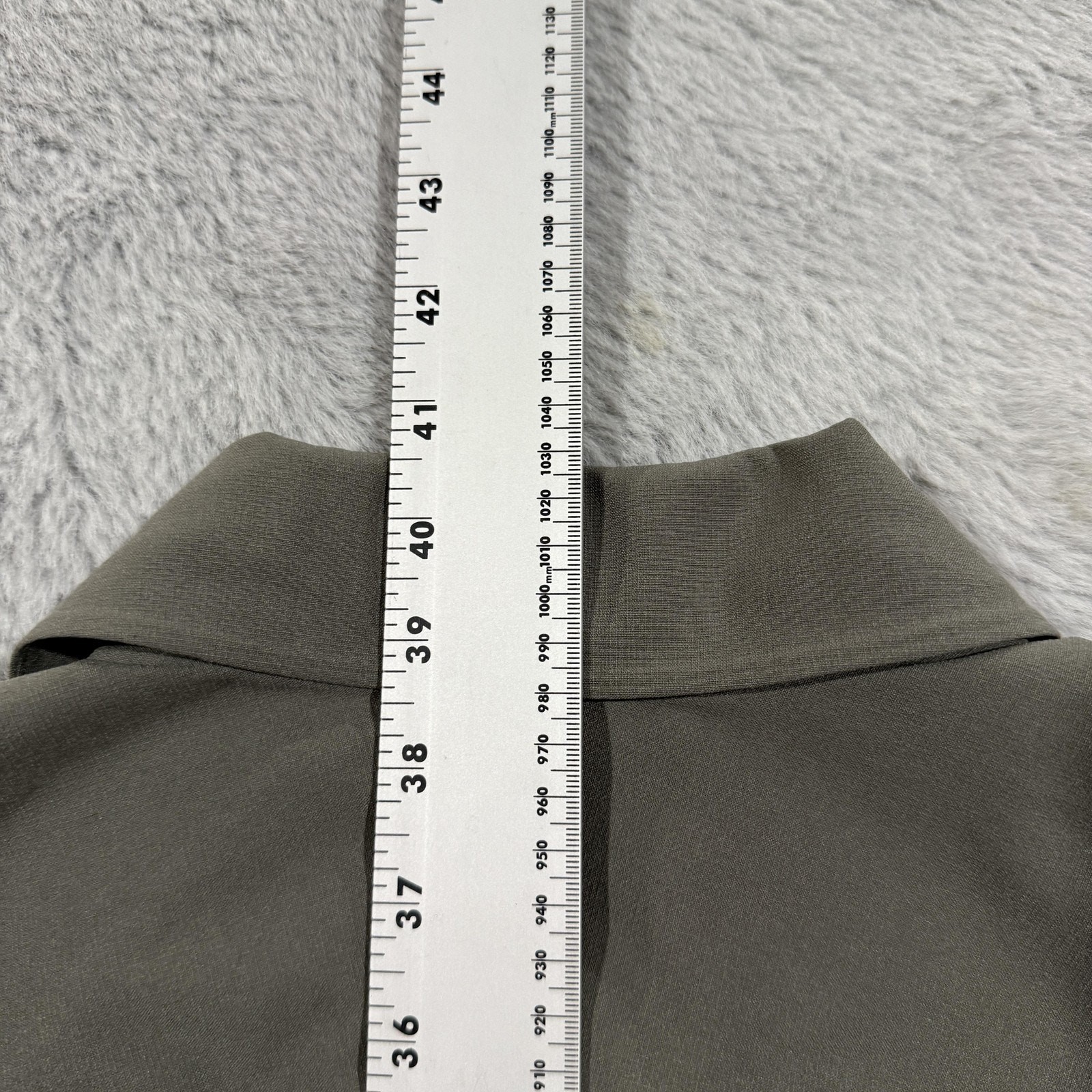 Lululemon Trench Coat Mens Medium Gray Waterproof Windbreaker Long LM4AN1S.01