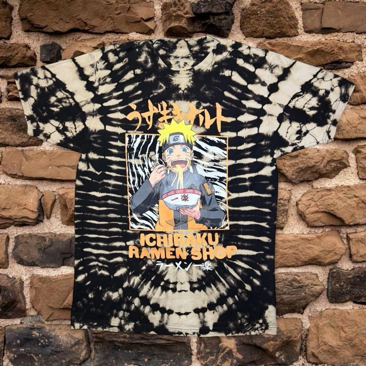 Handmade Custom Naruto Anime Reverse Tie Dye Mens Size L 1 of 1 Artist Signed