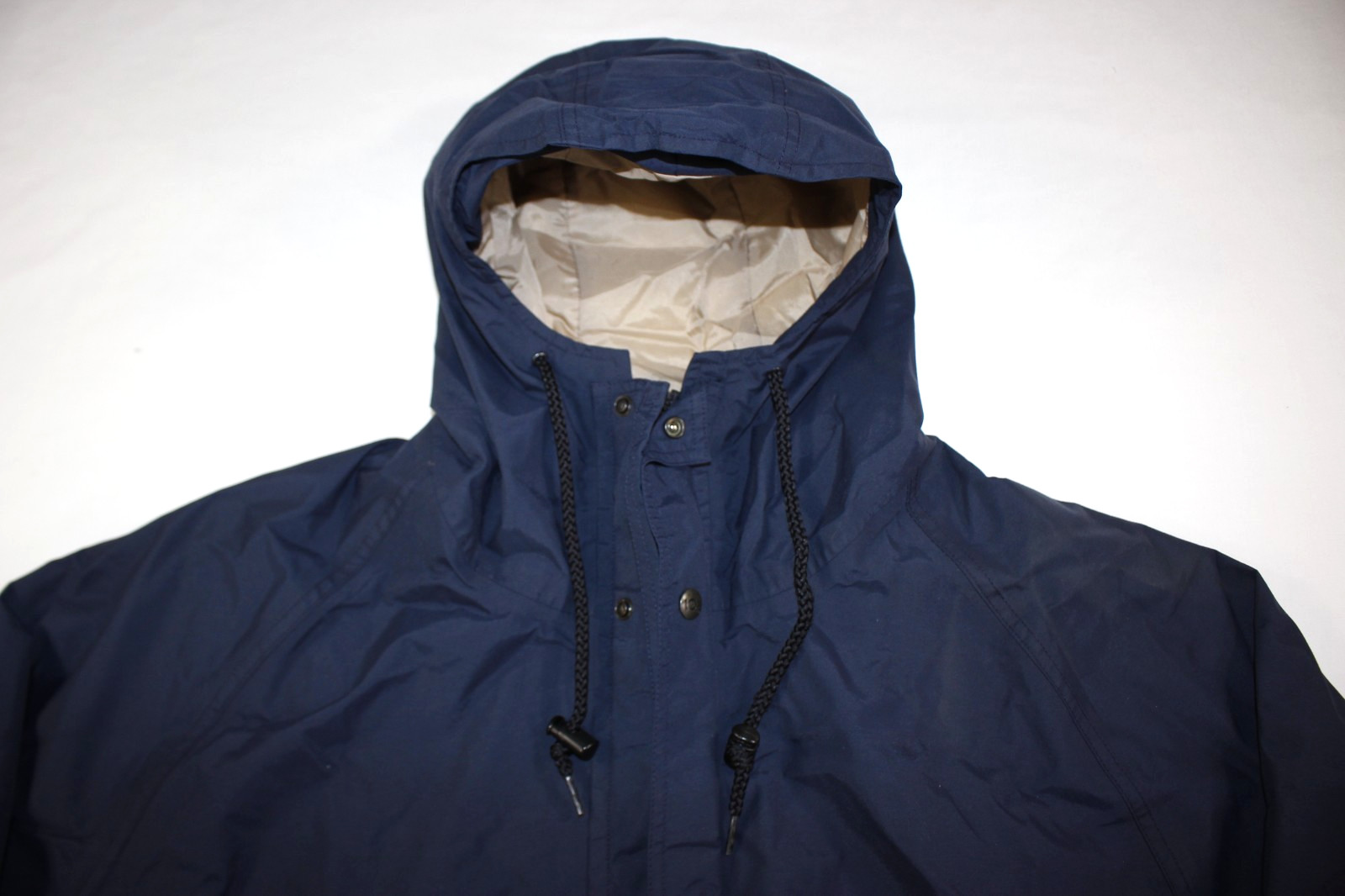 Vintage 10X Gore Tex Rainwear Jacket Men’s 2XL Tall Rain Windbreaker Hooded Blue