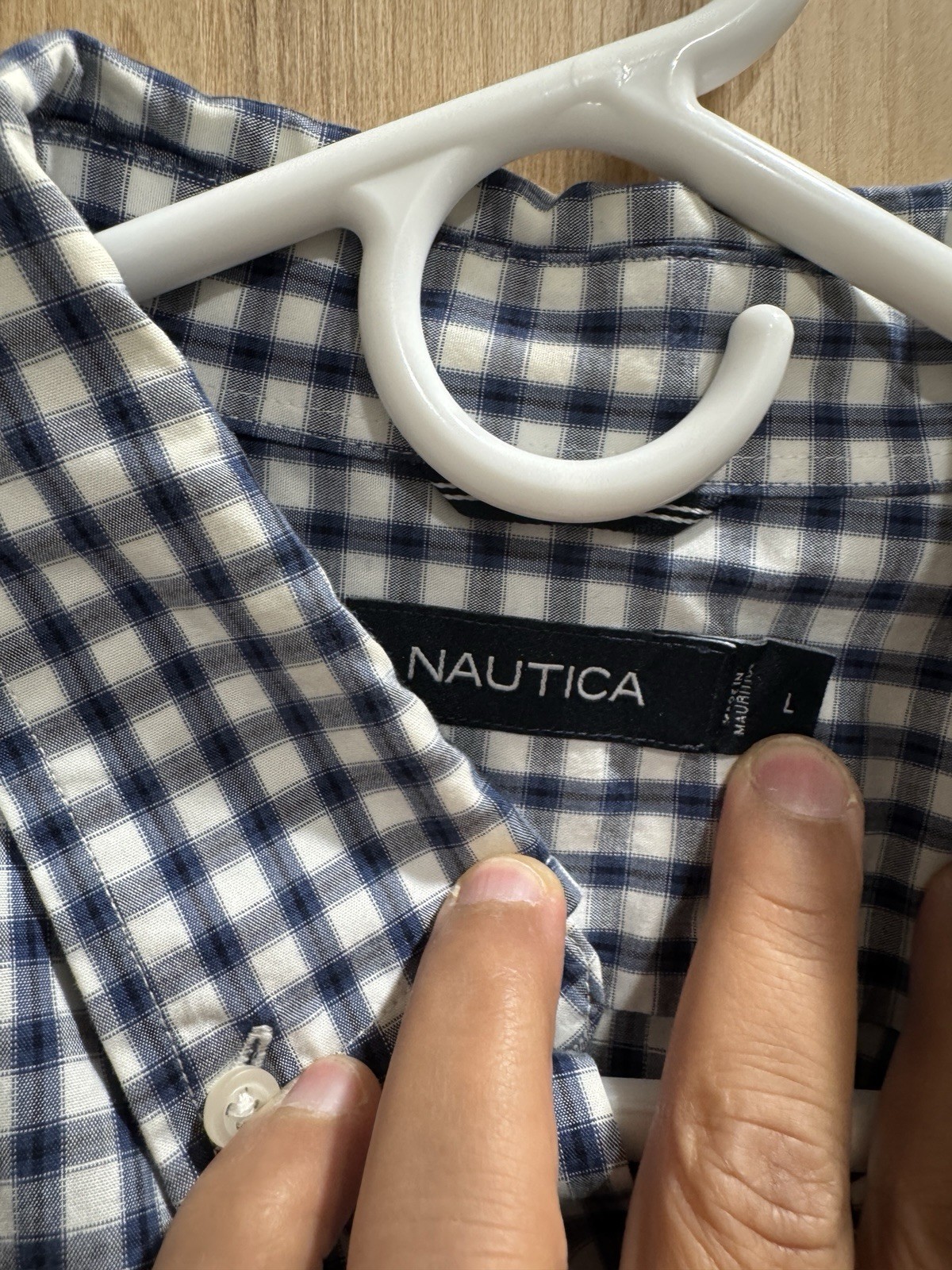 Men’s Large Shirt Lot 3 Nautica TailorByrd Long Sleeve Button Down