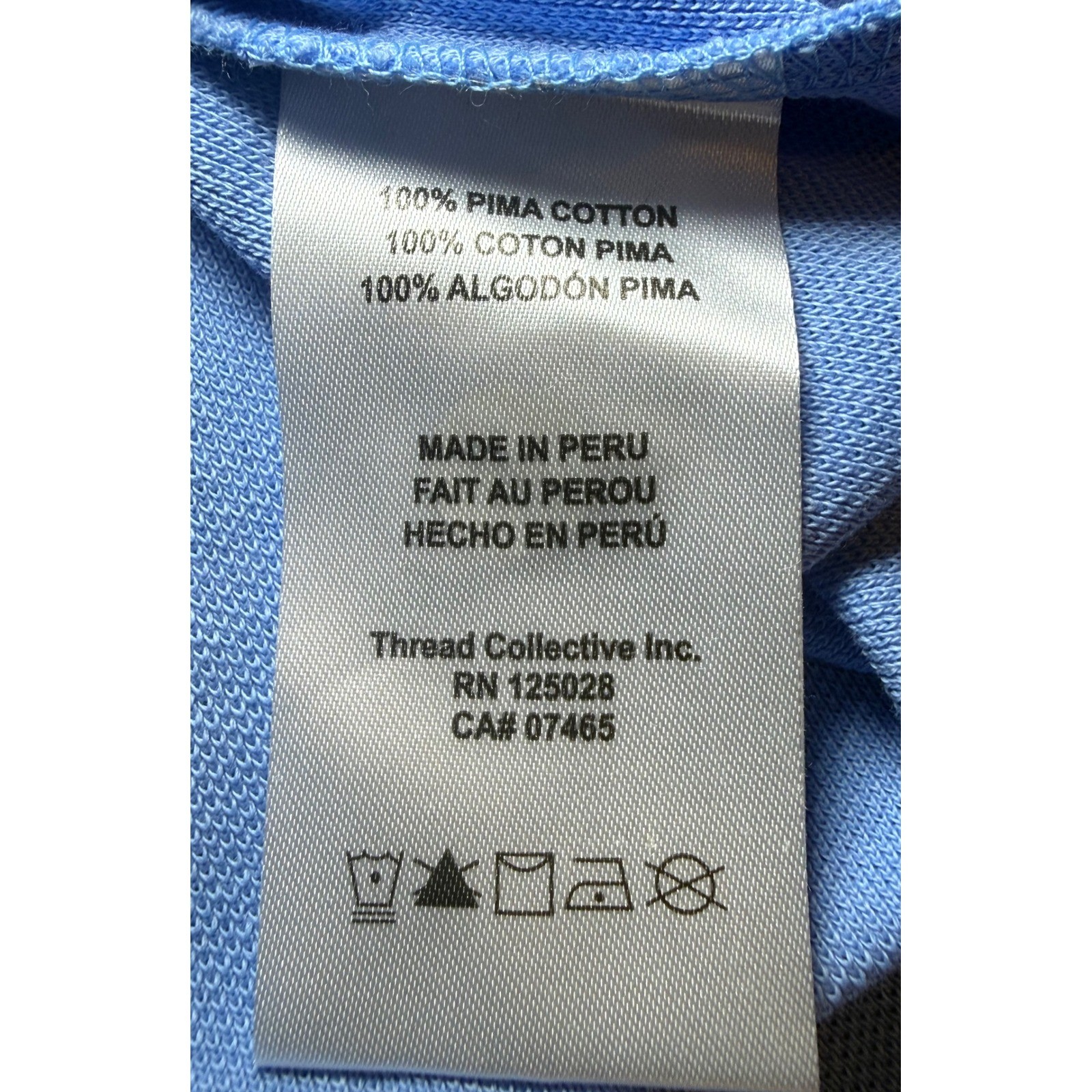Psycho Bunny Mens Sz 2 St Barts Polo Shirt Lapis Blue Short Sleeve Casual NWT