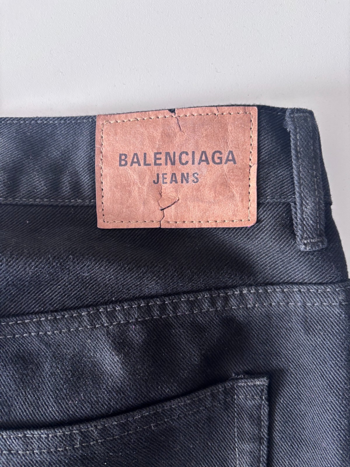 Balenciaga Black Flared Denim Jeans