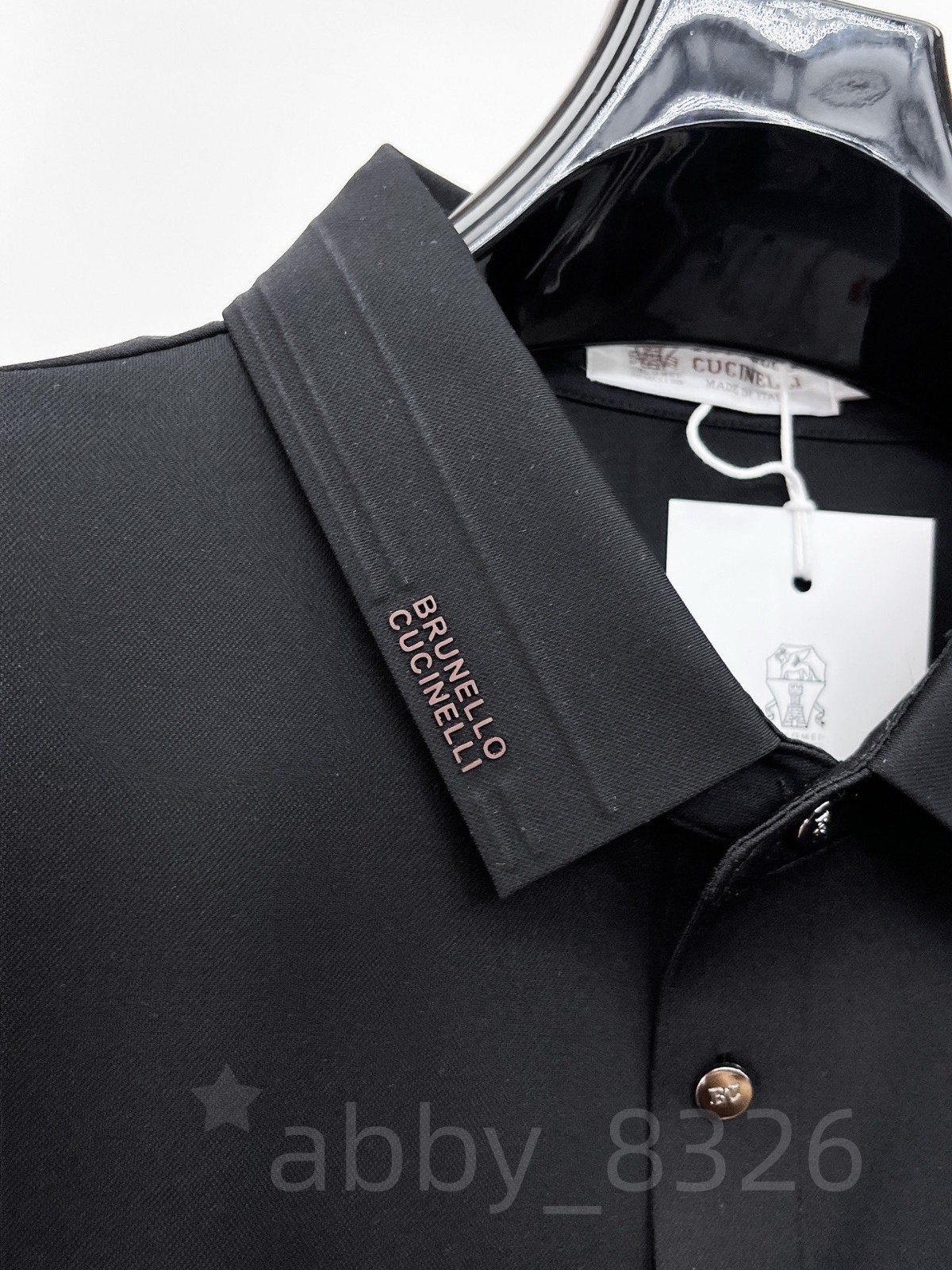 Brunello Cucinelli Regular Ice Silk Casual Men’s Golf Short-Sleeve Polo Shirt