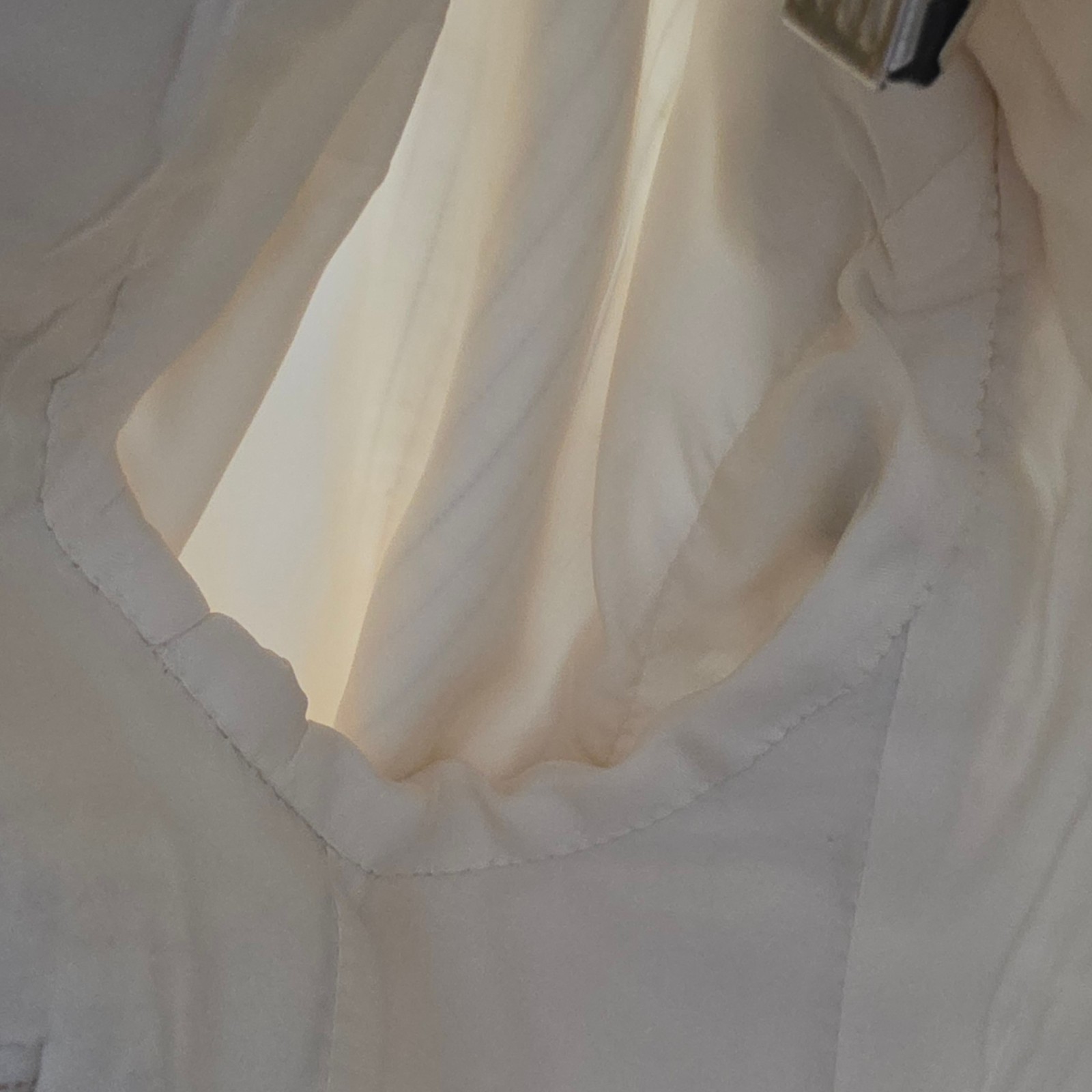 Vtg 1970s 3 Piece Suit 36L 30×31 Flare Leg Wide Lapel Off White Made In Korea