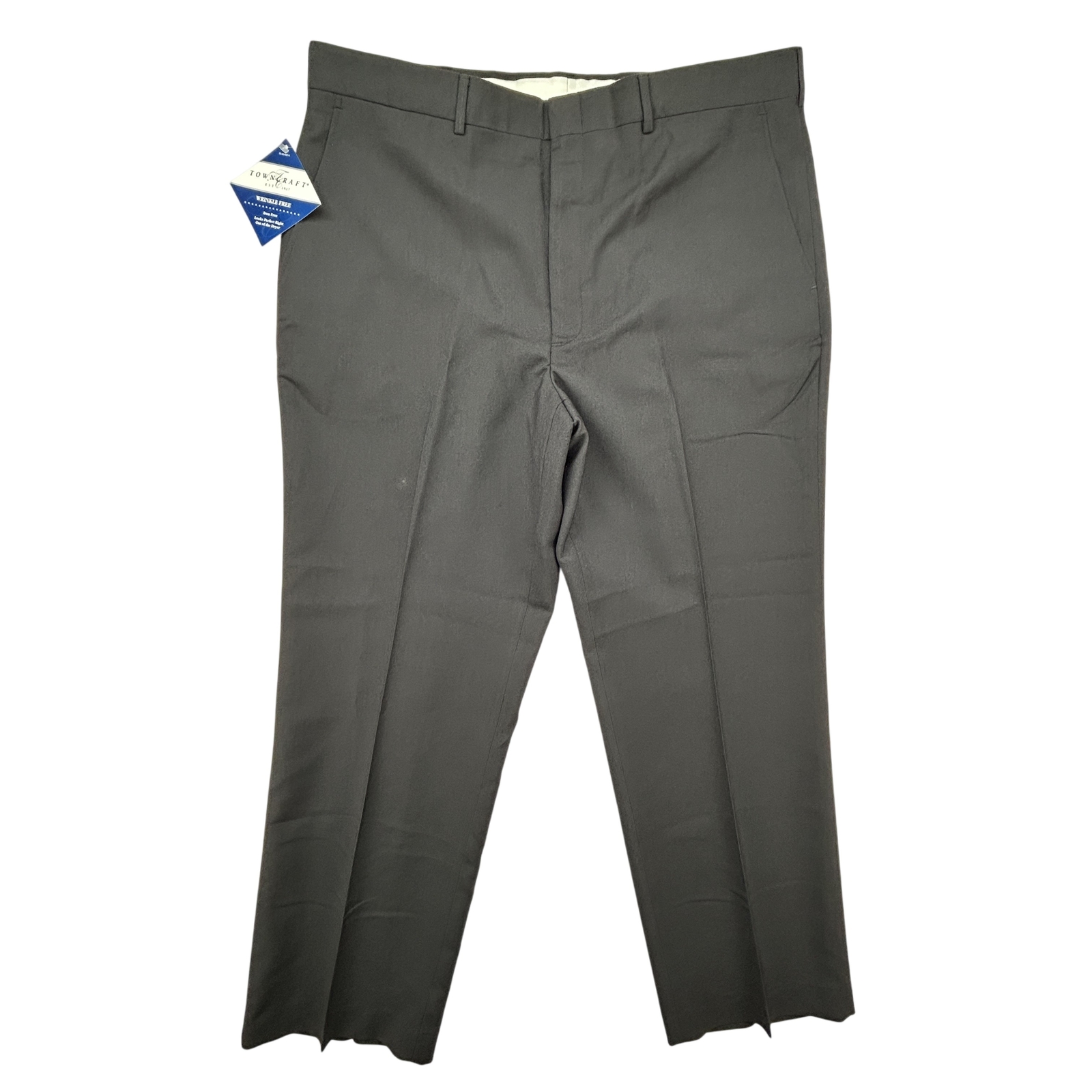 Towncraft Pants Mens 40×30 DPT 556 Wool Blend Dress Trousers Classic Formal New