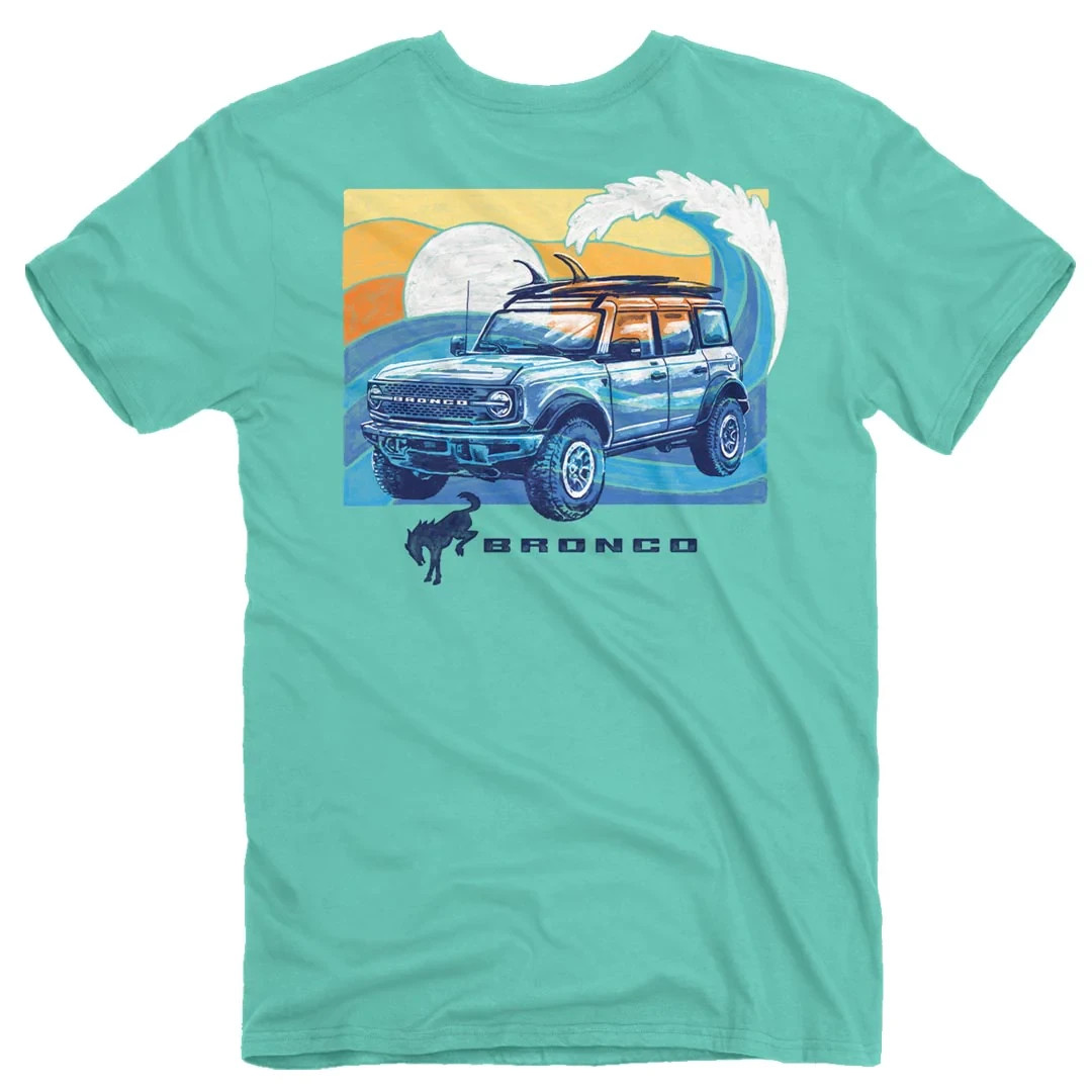 Jedco Ford Bronco Tidal Wave T-Shirt L | XL | 3XL