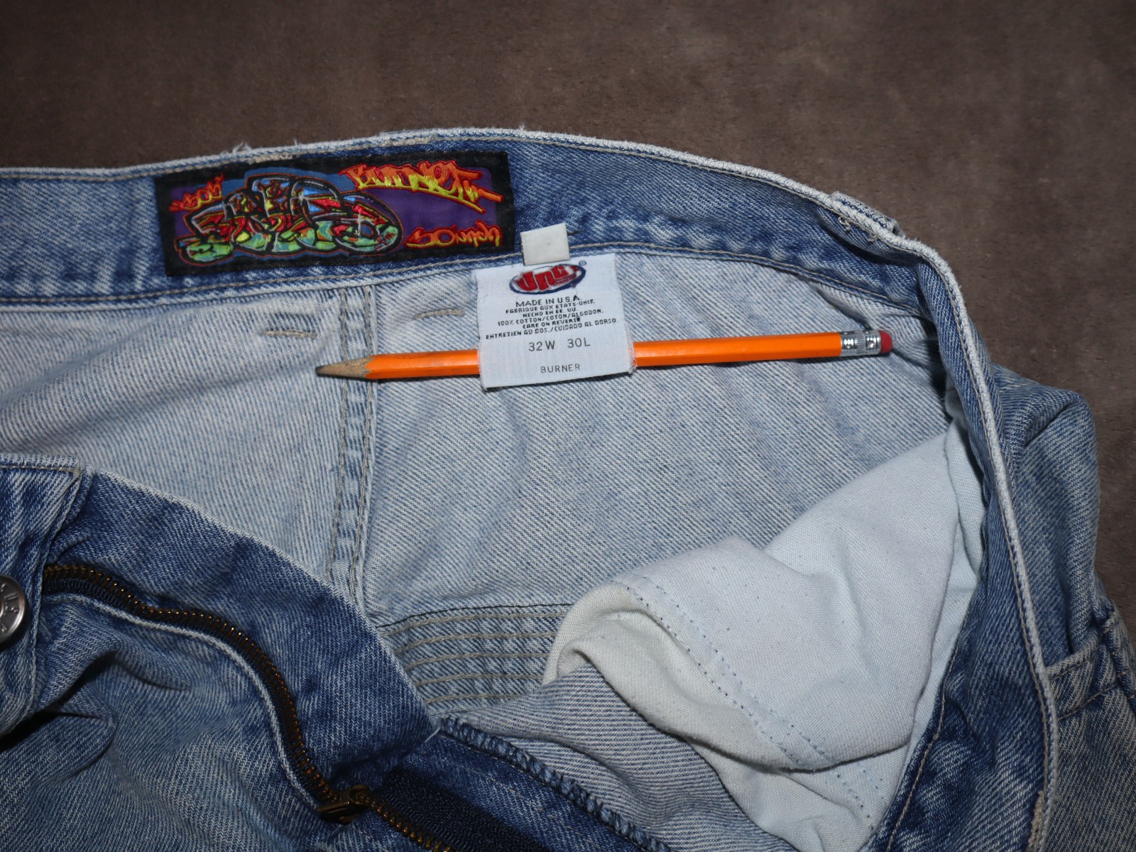 JNCO OG Burner #303 Vintage Jeans Size 32″x30″ – 26″ Leg Opening