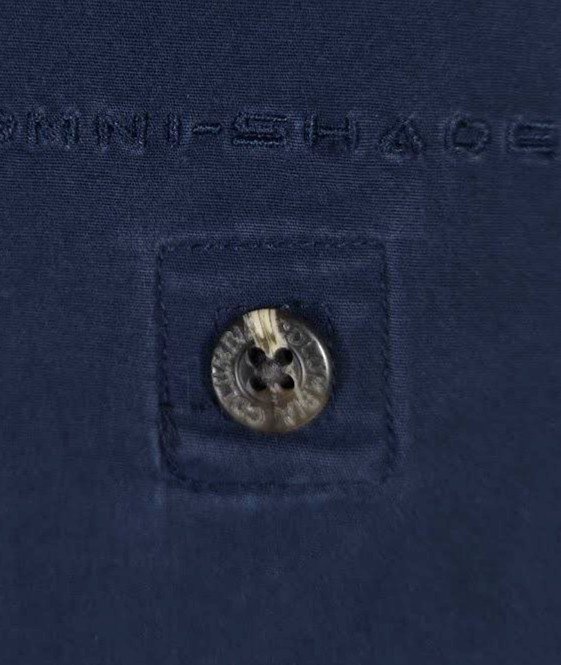 Columbia Shirt Mens L Dark Blue L/S Omni Shade Vented Button Up Pockets EUC