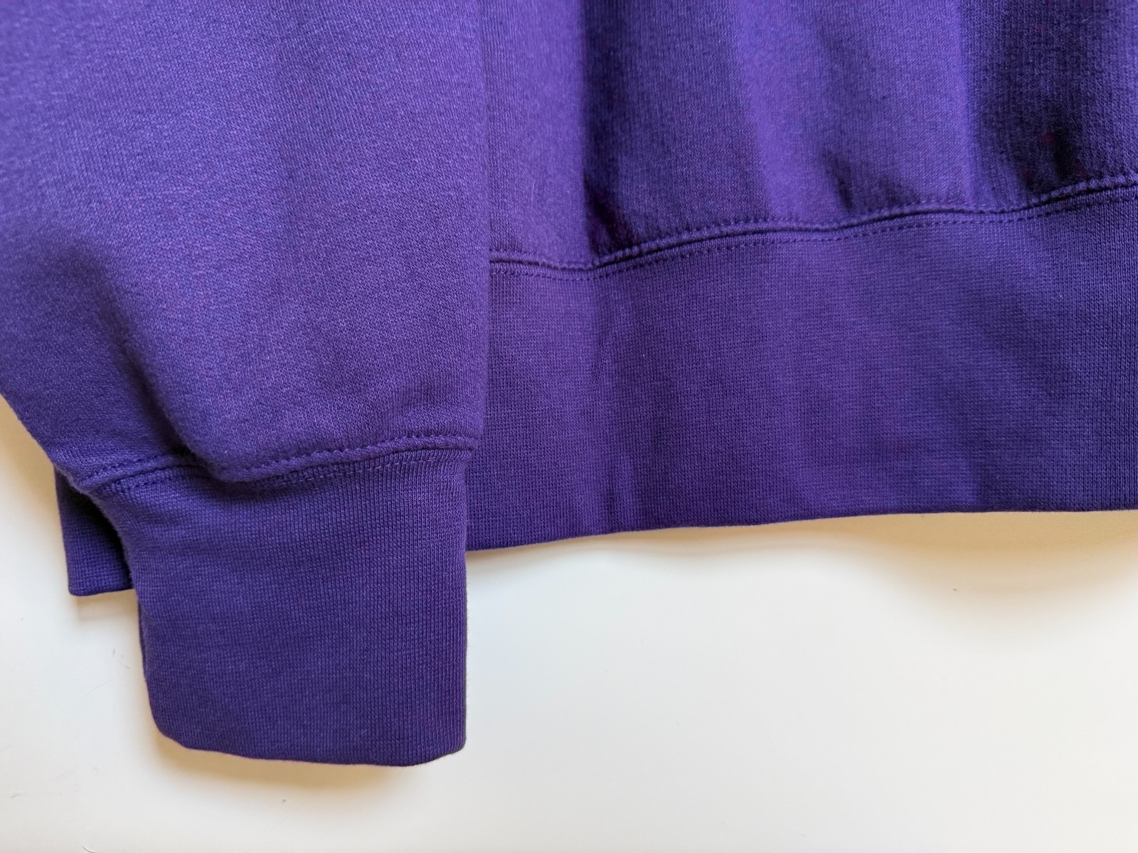BLUE 84 TCU Horned Frogs Quarter Zip Pullover Sweatshirt Mens Fleece Purple XL