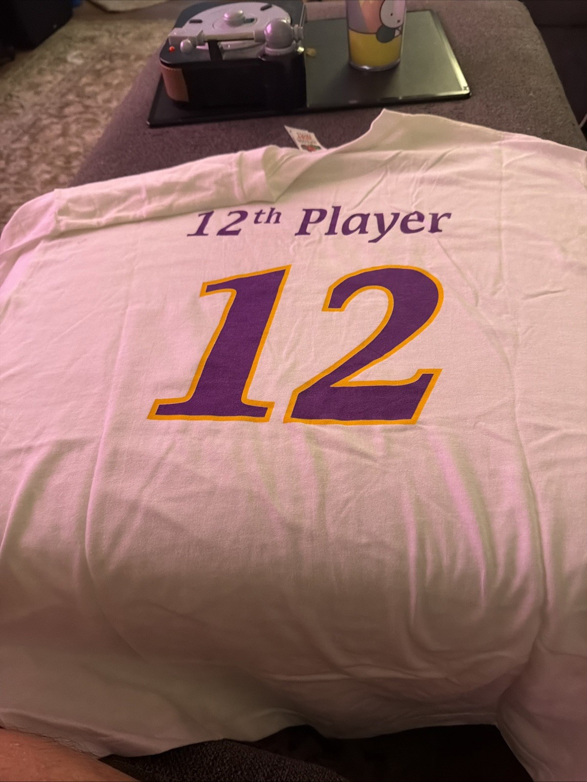 Vintage Fruit of the Loom Graphic T-Shirt XL White LA Sparks WNBA “12th Player”