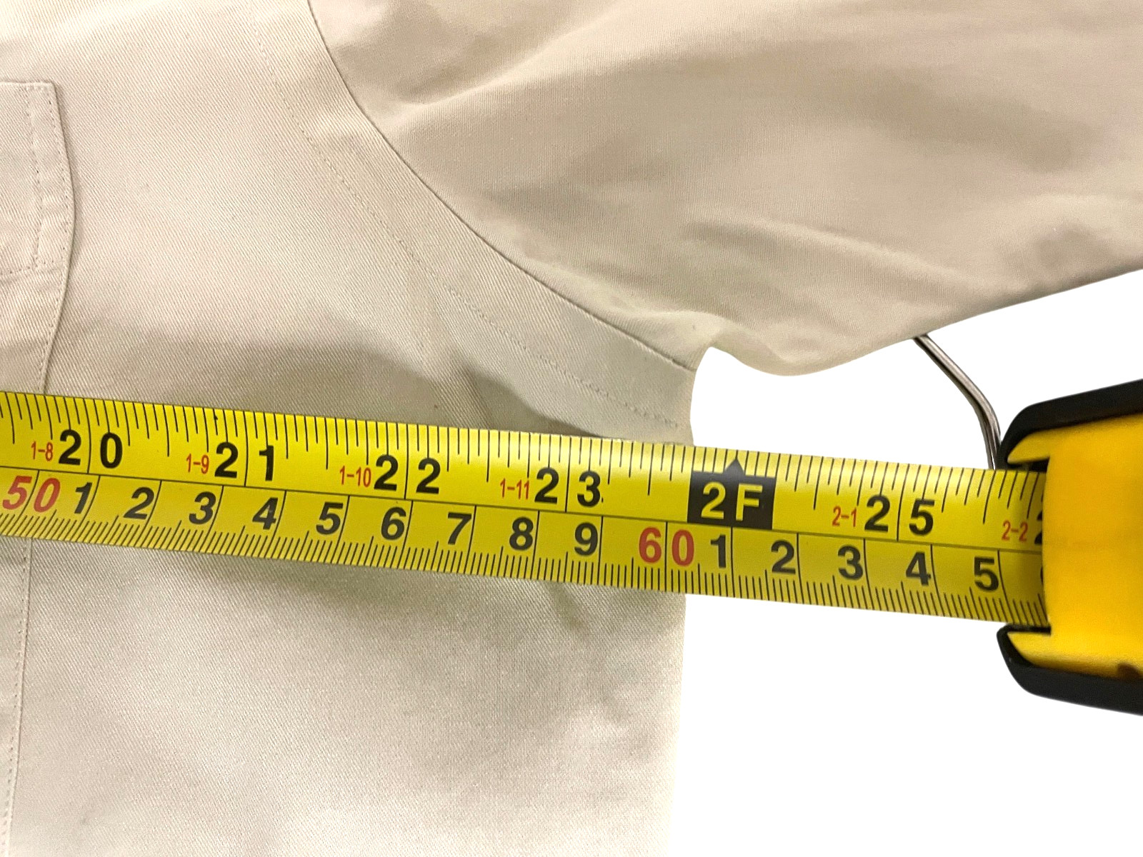 Nordstrom Smartcare Men Button Down Shirt Khaki M Short Sleeve Wrinkle Resistant