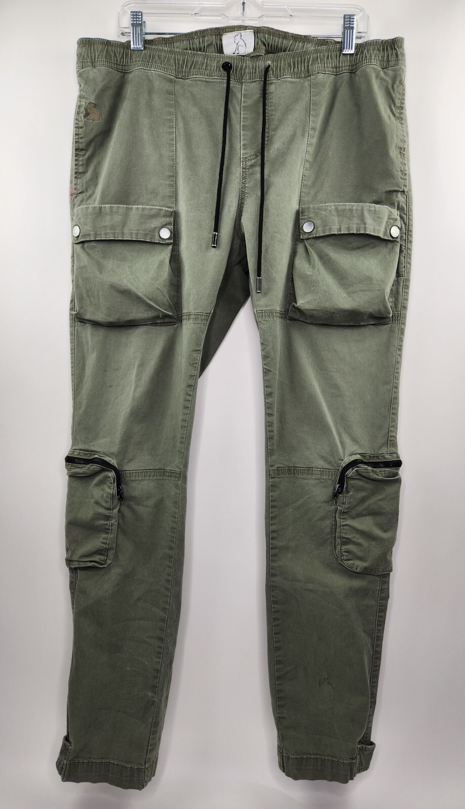 Kuwalla Tee Cargo Pants Men’s Size L / XL Color Olive Stretch