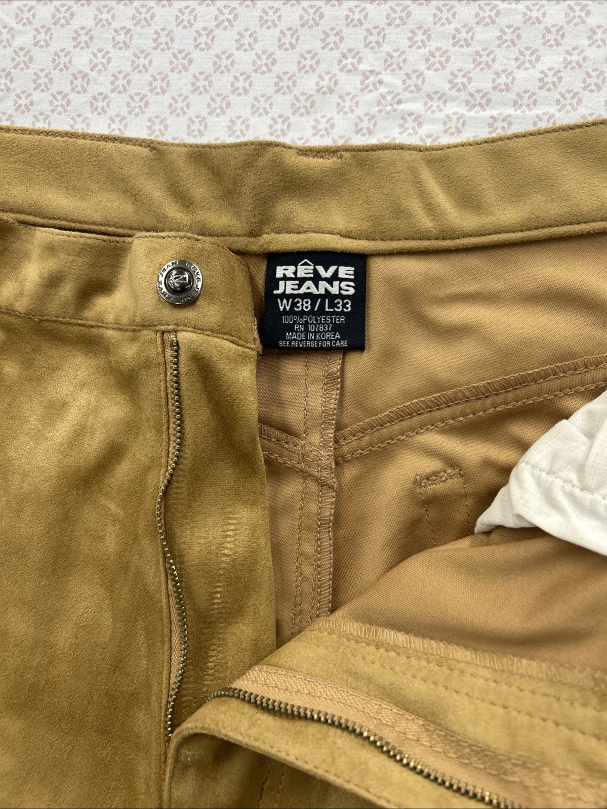 Vintage Reve Jeans Leather Pants