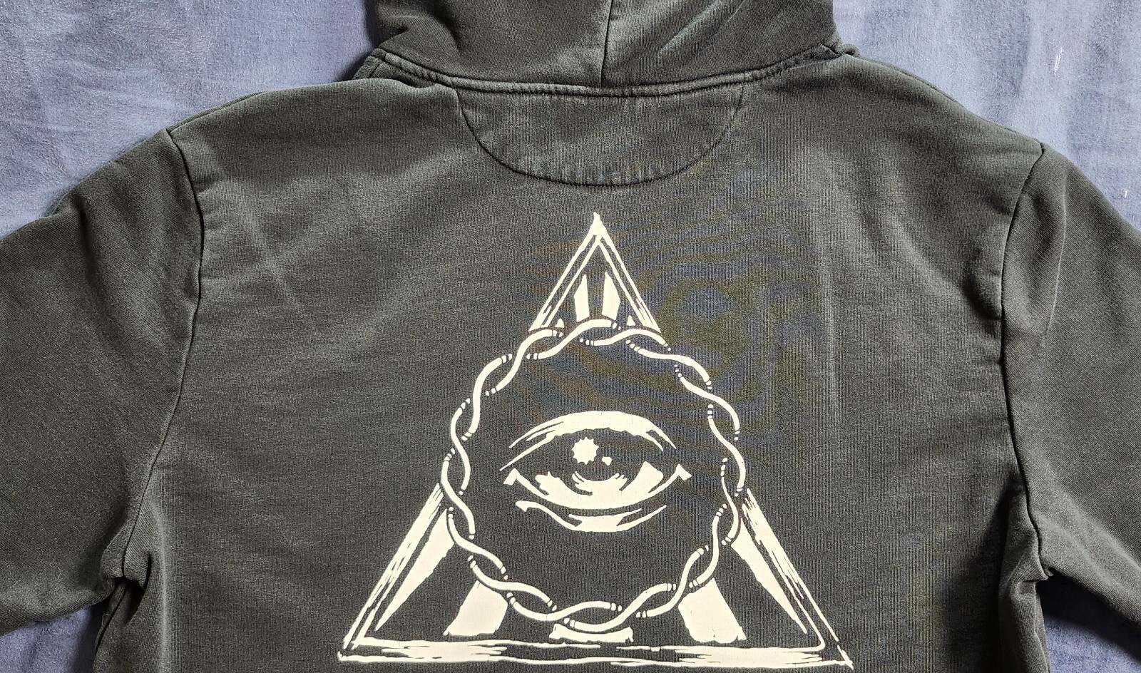 Asphalt Men’s Hoodie Sweatshirt Color Black Eye Logo Size Medium