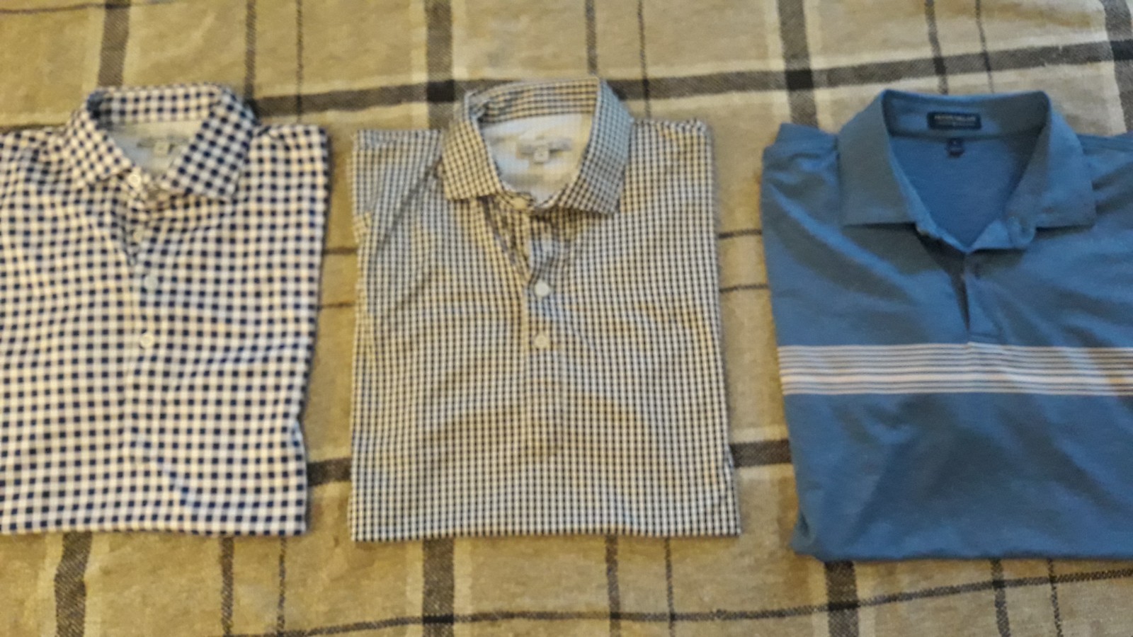 Collars & Co golf casual polos mens Medium Lot of 3 bundle