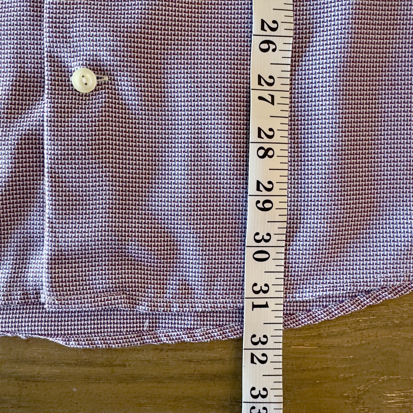ETON Slim Fit Dress Shirt-Sz 41 16-Blue & Red Micro check-100% Dobby Cotton