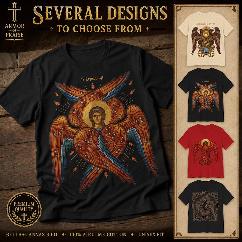 Seraphim and Cheribum T-shirt Collection | Angels of the bible Shirt