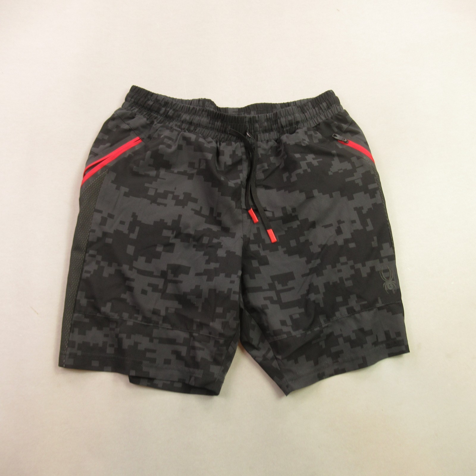 Spyder Shorts Mens Medium Outdoor Workout Lightweight Activewear Black