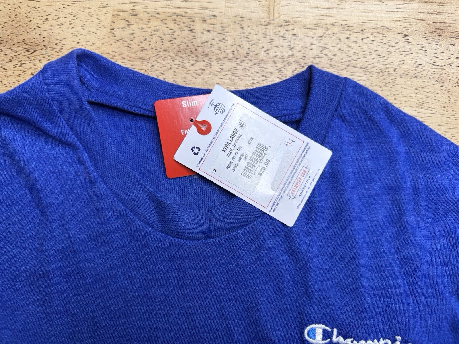 Champion Men Short Sleeve Cotton Jersey New Crewneck T-shirt XL