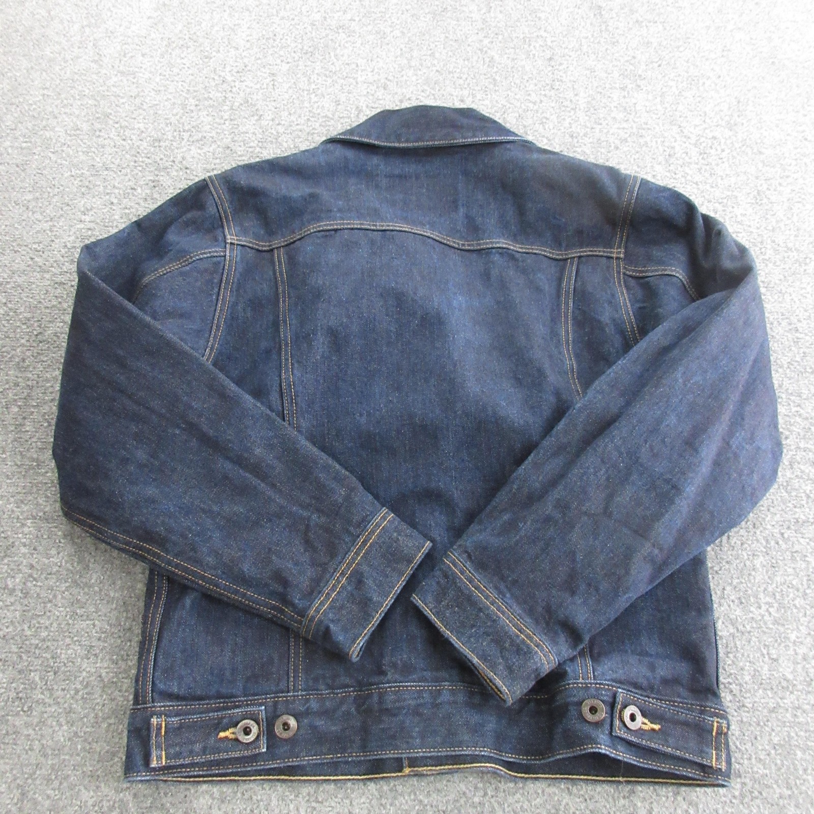 Filson Jacket Mens Small Blue Denim Lined Workwear Buffalo Plaid USA Made
