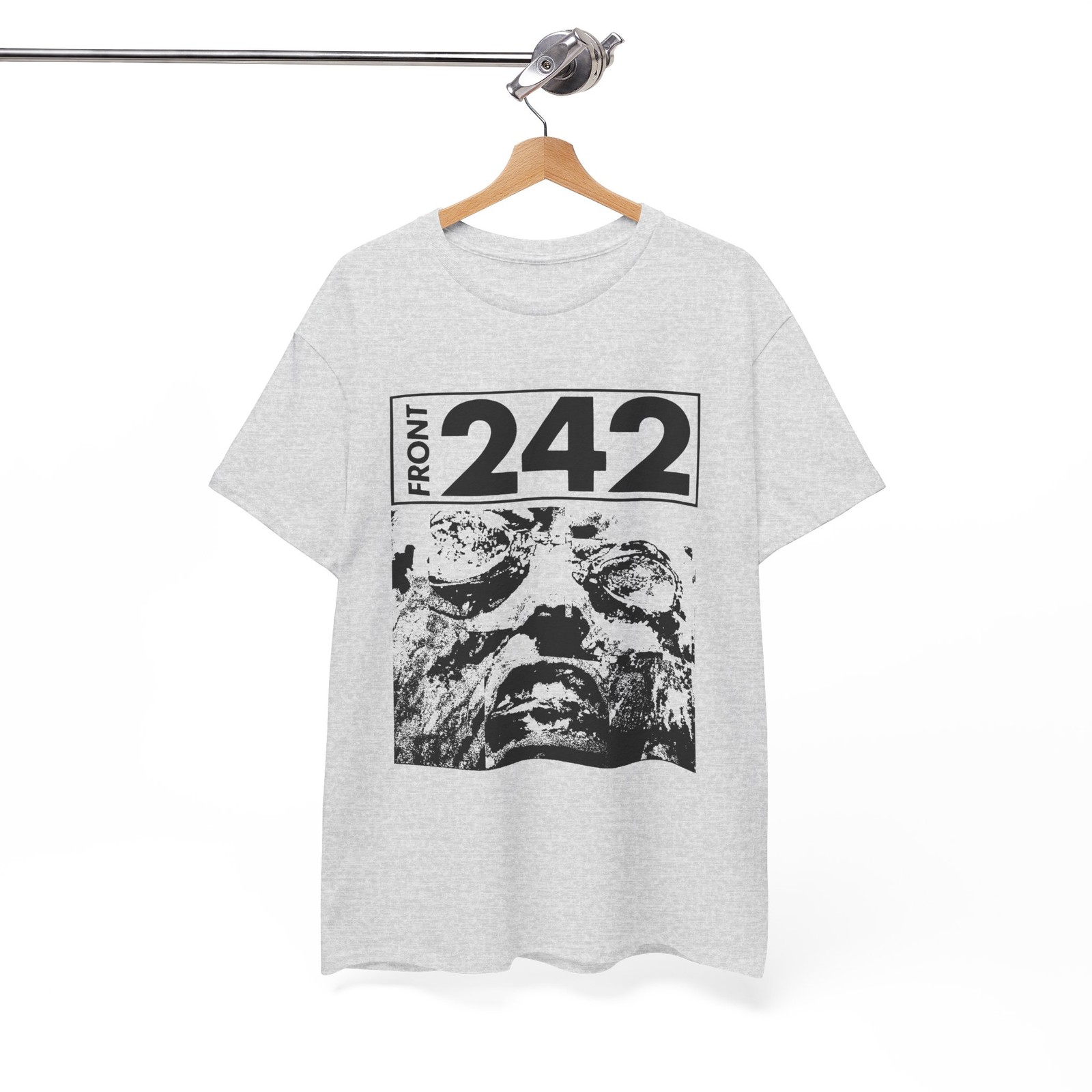 Front 242 T-Shirt, Music Band Rock N’ Roll Punk Gothic Metal Retro Unisex Tee