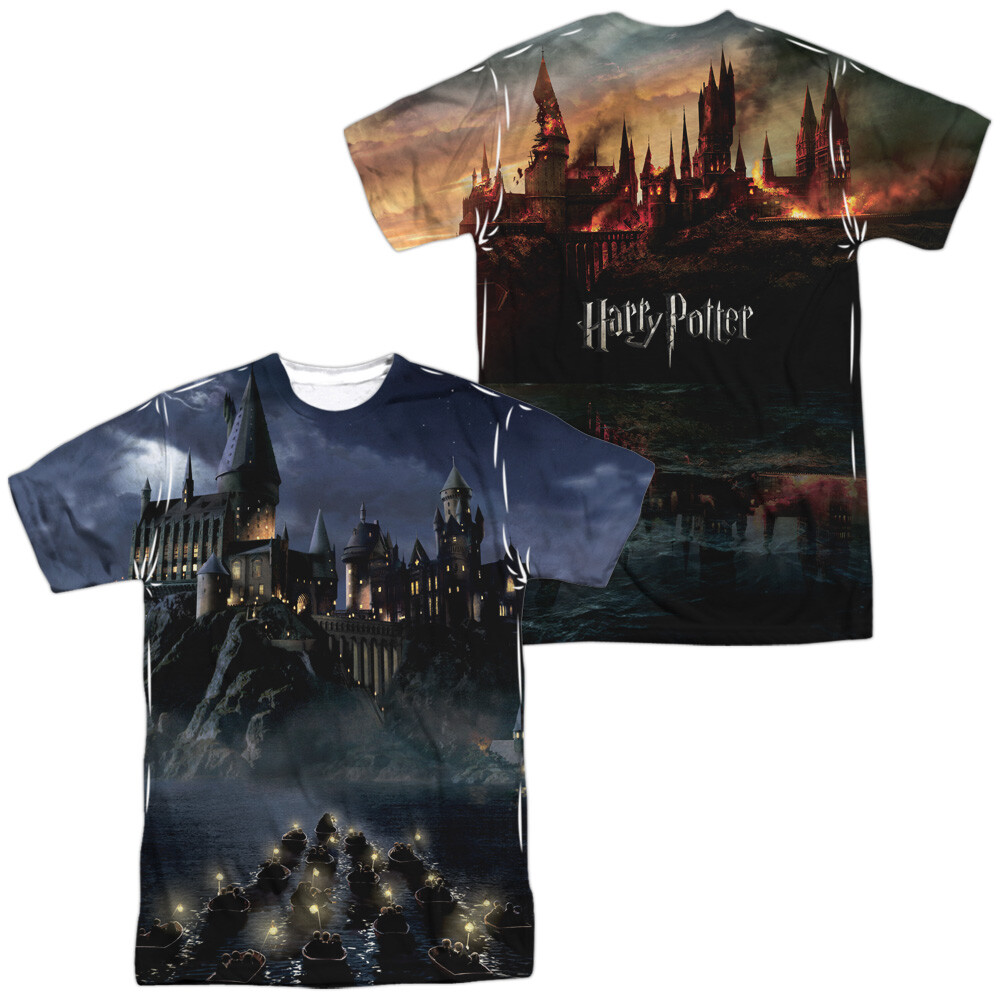 Harry Potter Hogwarts Unisex Adult Halloween Costume T Shirt, S-3XL