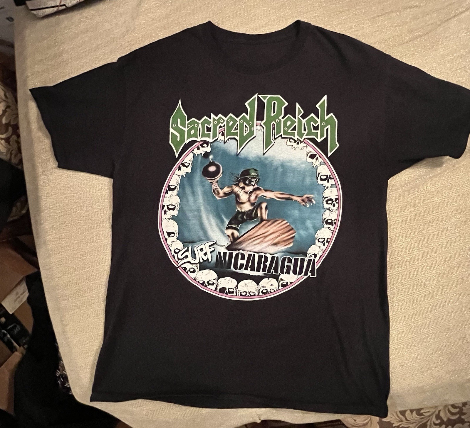 SACRED REICH LARGE T SHIRT