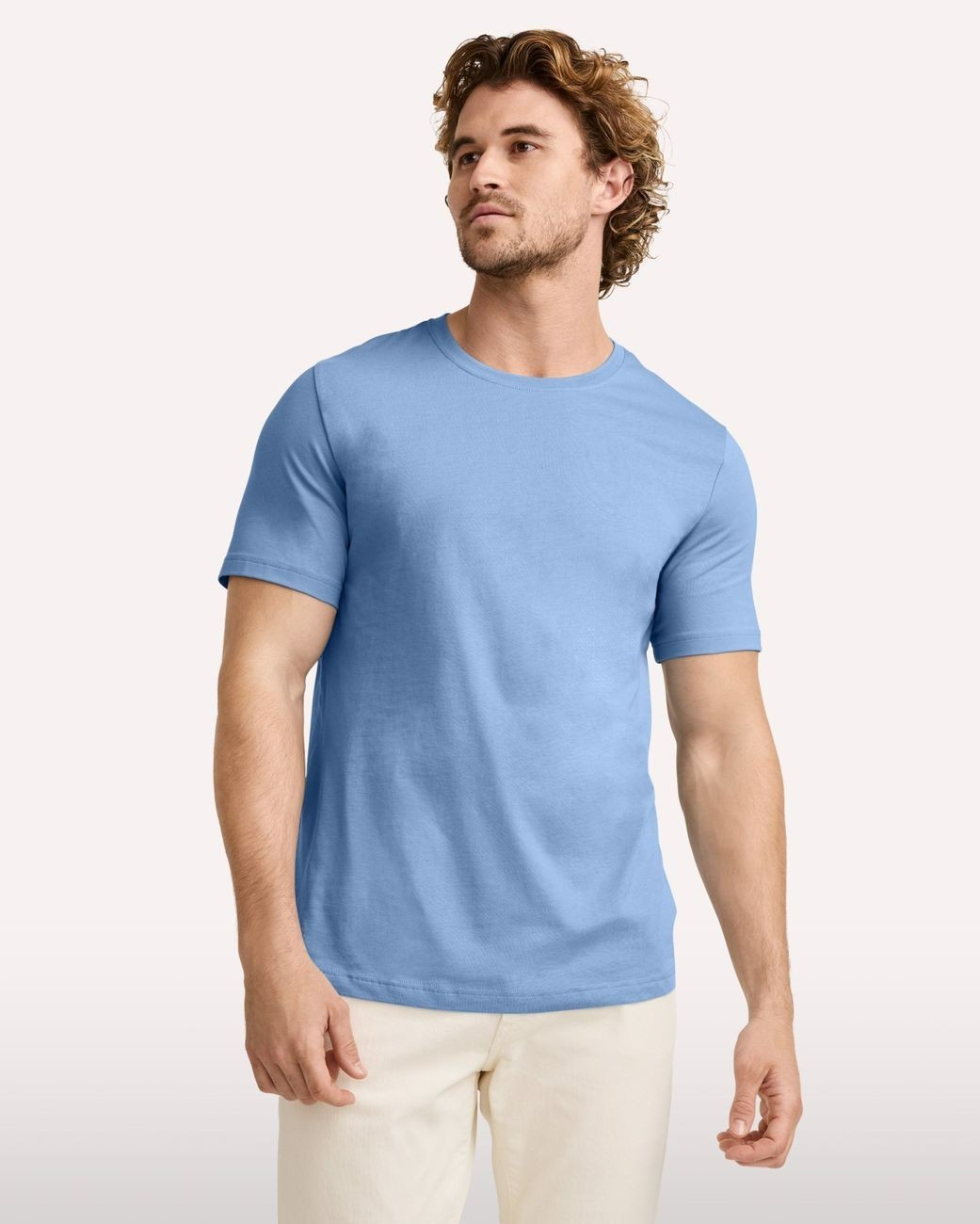 Jockey Made2Fit Crew Neck T-Shirt, Brilliant Blue