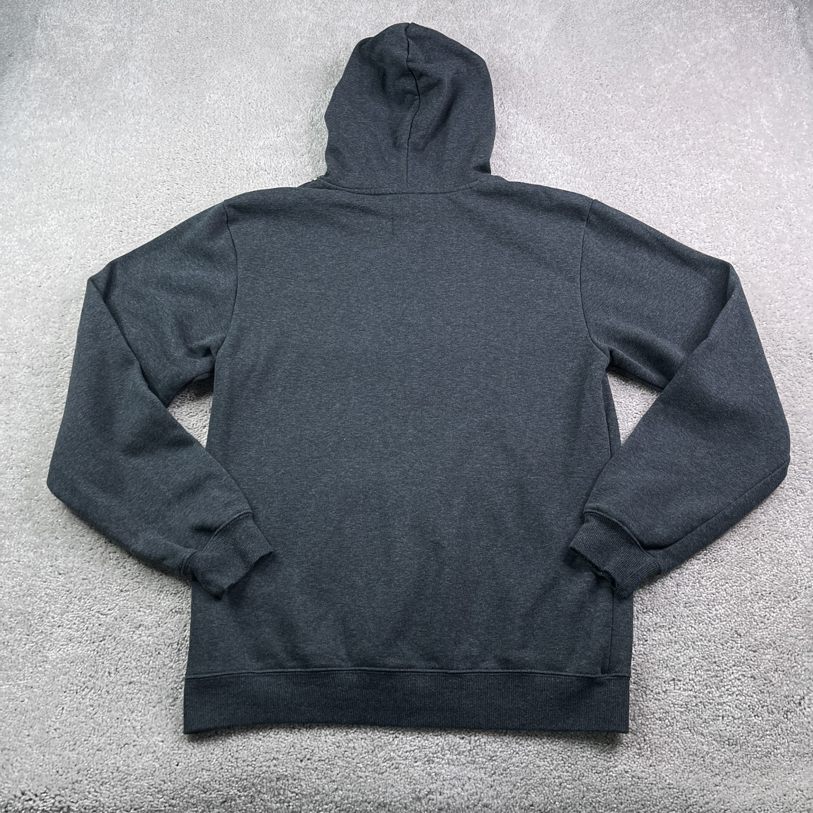 JEEP Hoodie Mens Medium Grey Wrangler Logo Pullover Sweatshirt Jedco