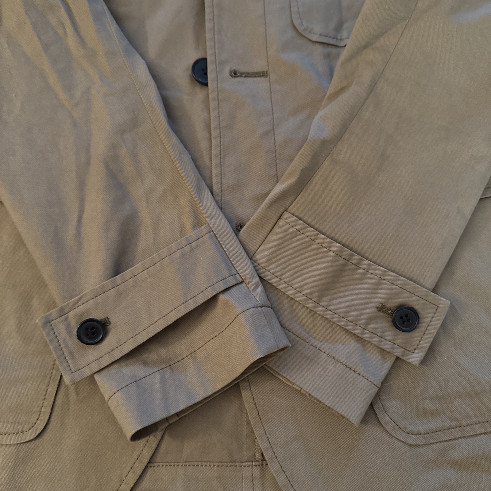 Onitsuka Tiger x Andrea Pompilio Utility jacket SZ M Khaki Unisex OKJ404 NWOT