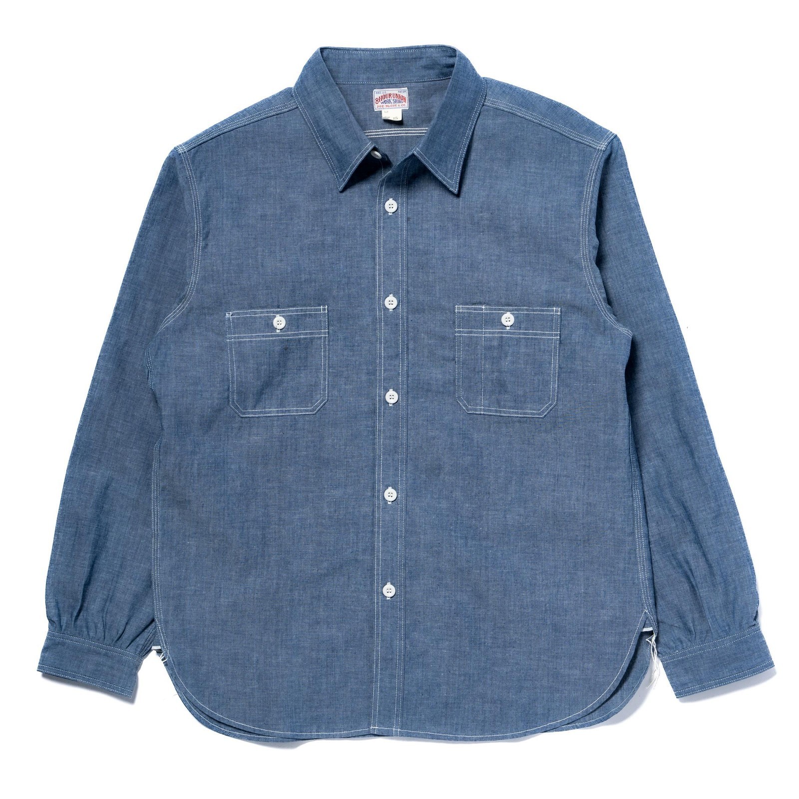 THE REAL McCOY’S JOE McCOY MS25104 8HU CHAMBRAY SERVICEMAN WORK SHIRT Japan NEW
