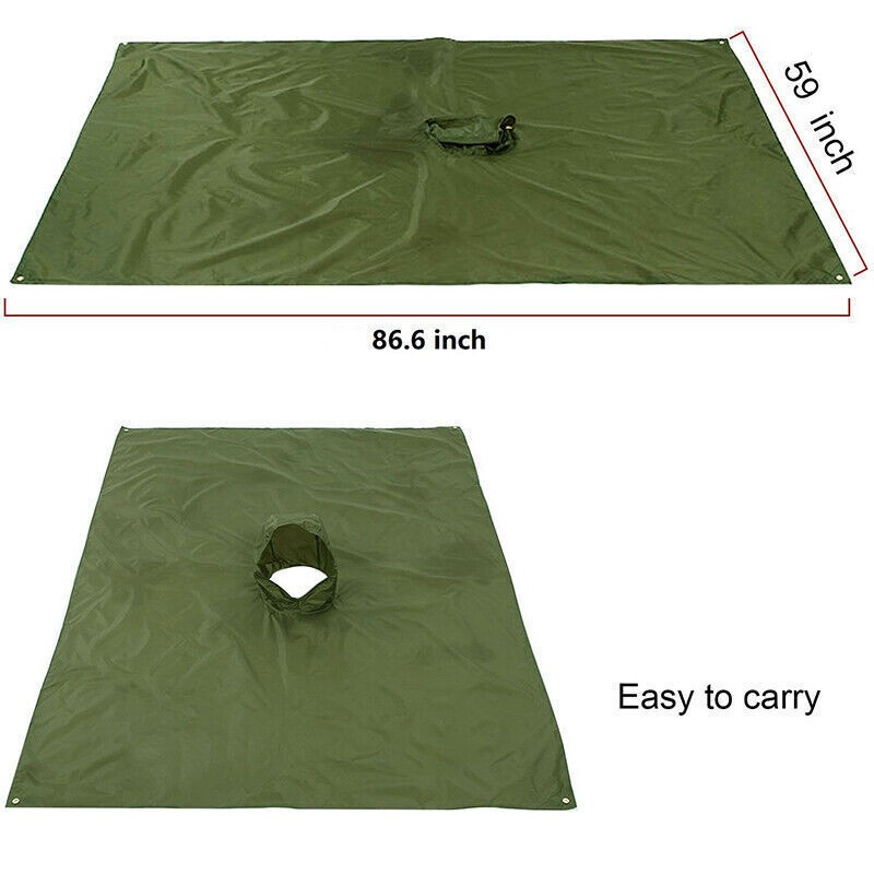 3 in 1 Multifunctional Raincoat Waterproof Rain Poncho Backpack Hiking RainCover